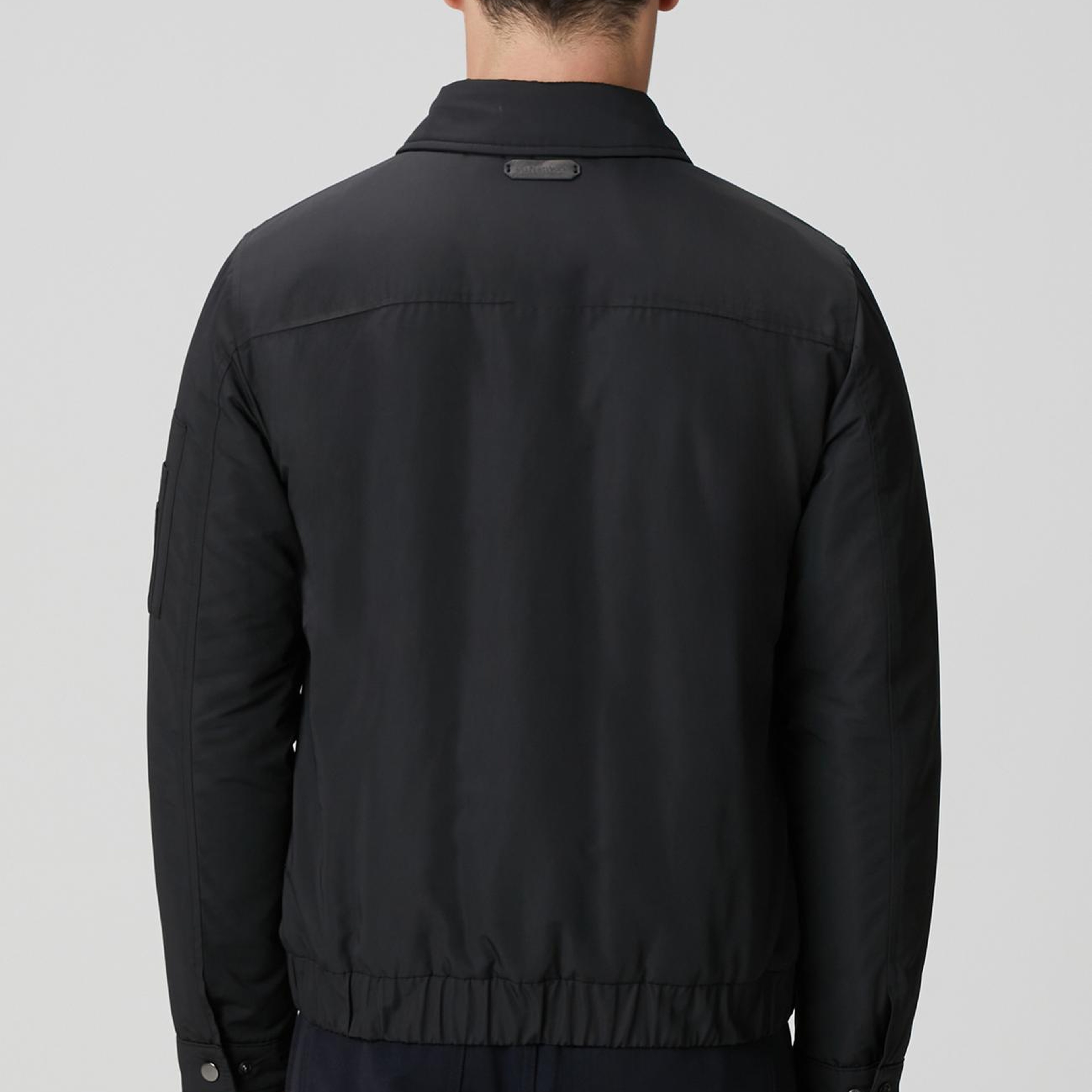 Network Erkek Siyah Bomber Mont