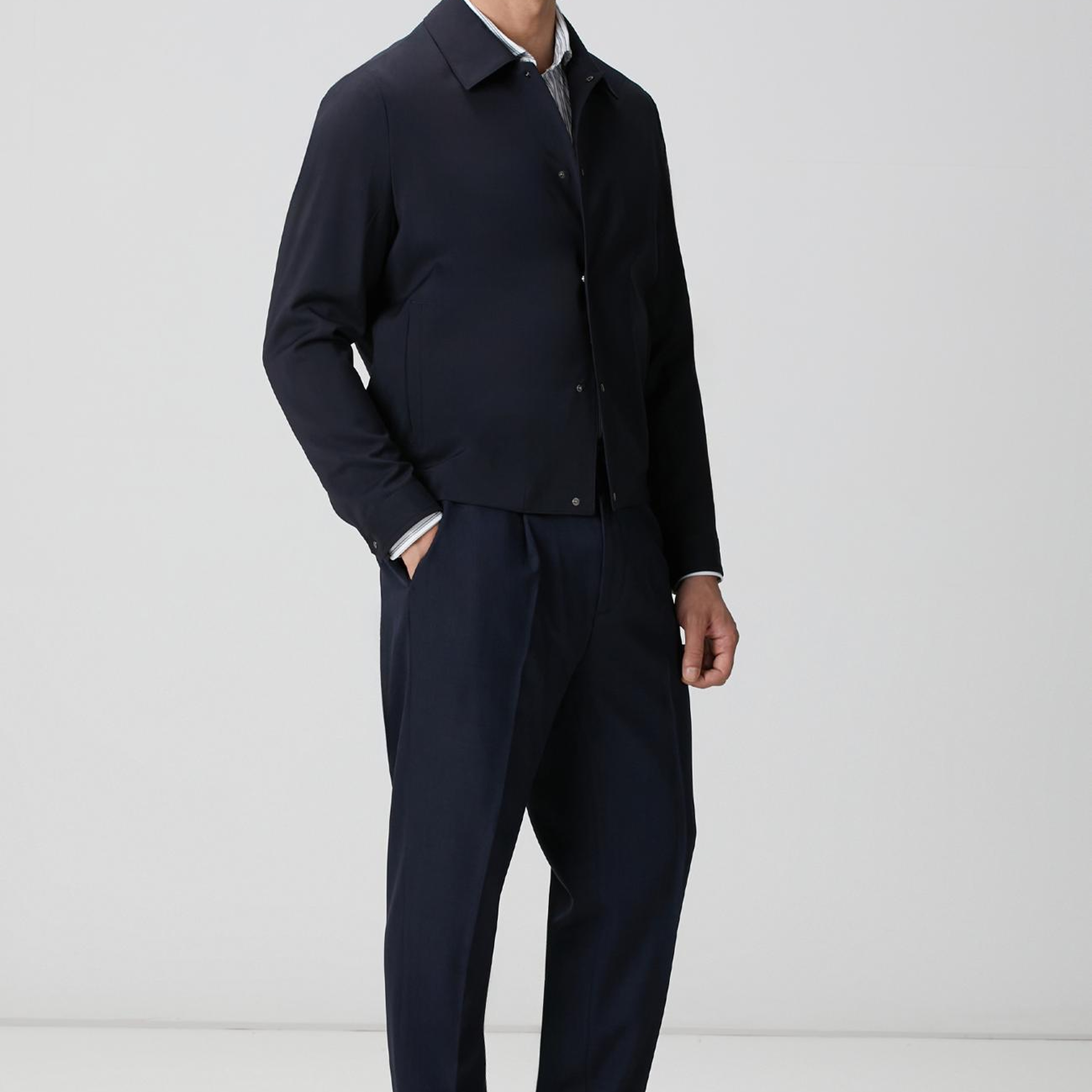 Network Erkek Lacivert Bomber Ceket