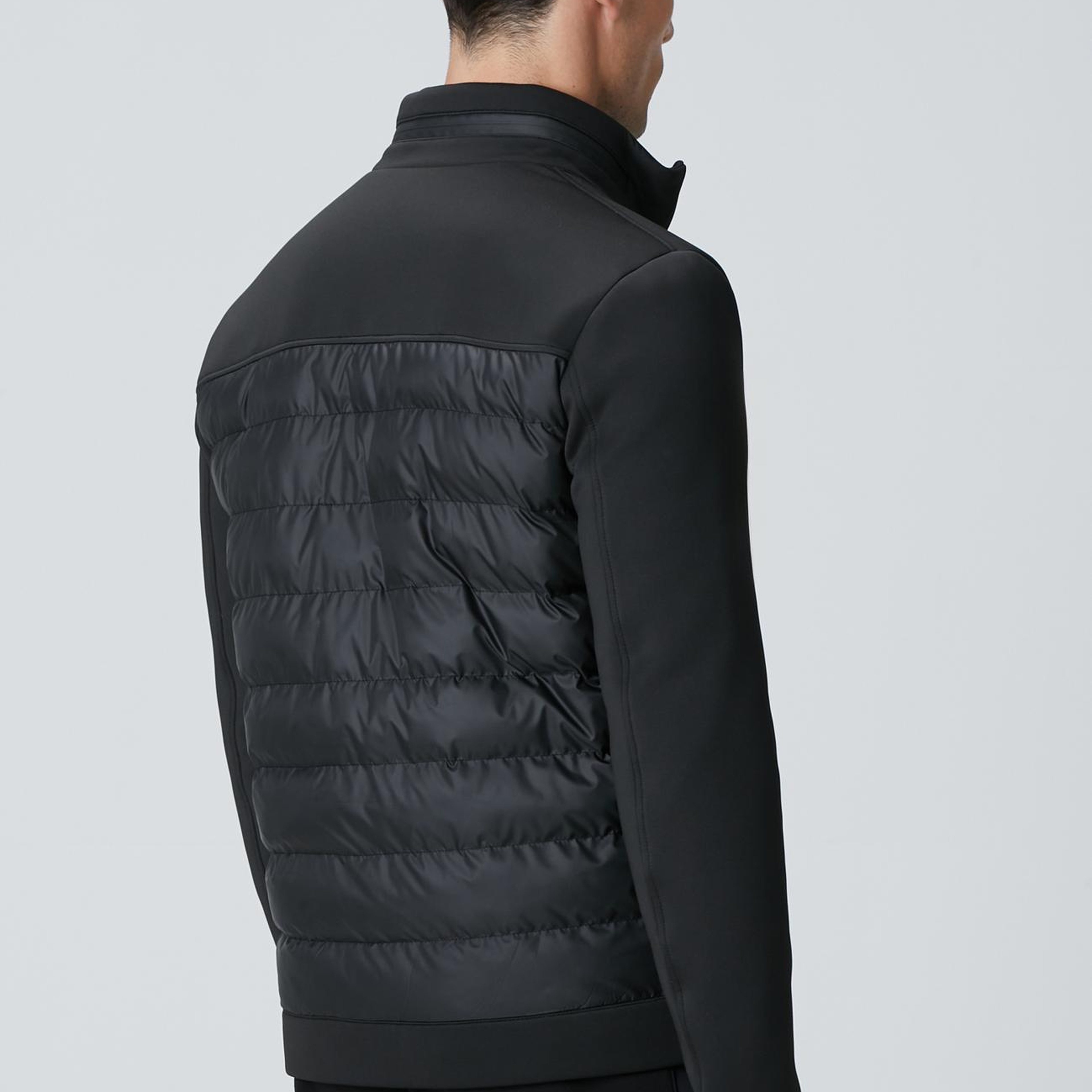 Network Erkek Siyah Scuba Garnili Kapitoneli Mont