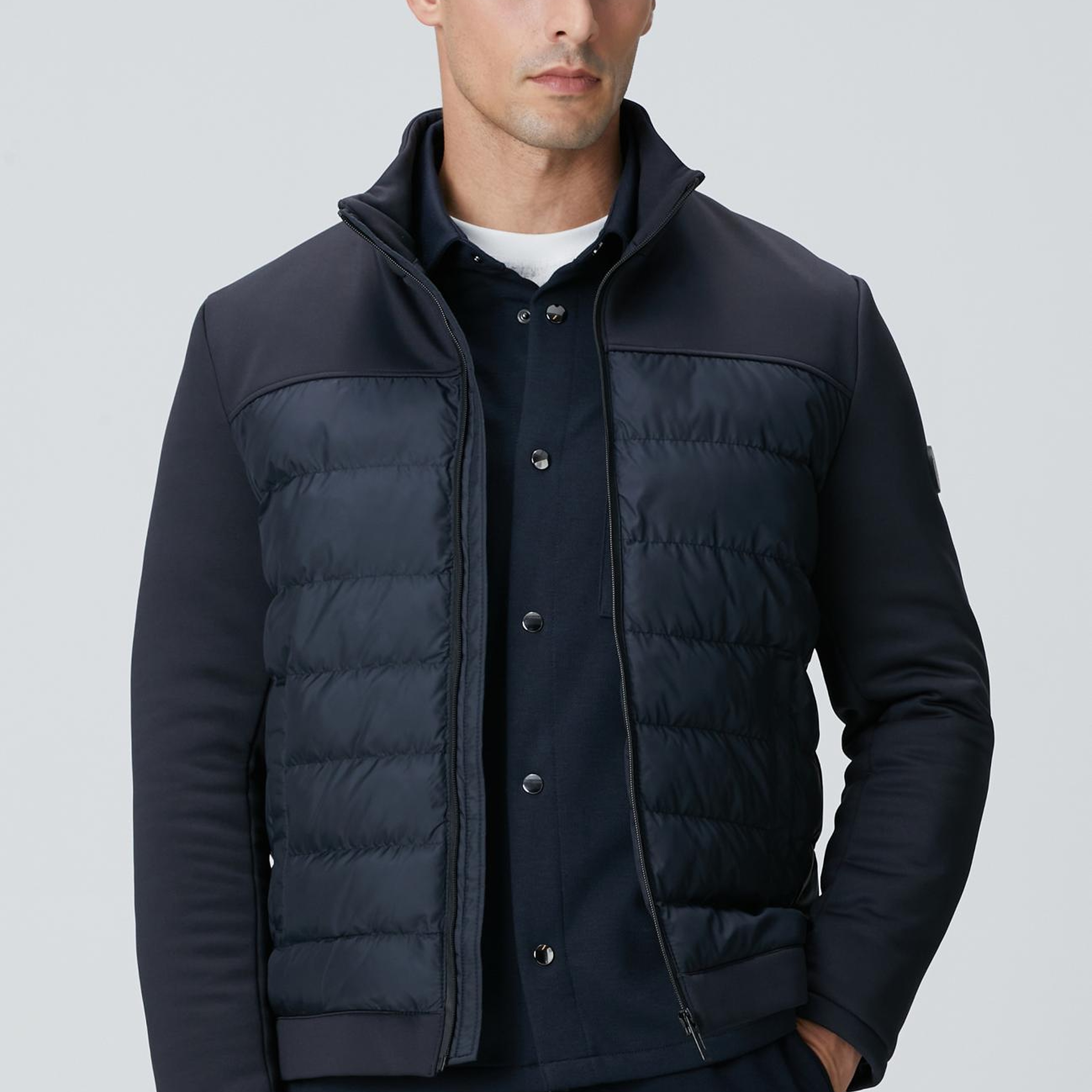 Network Erkek Lacivert Kapitone Mont