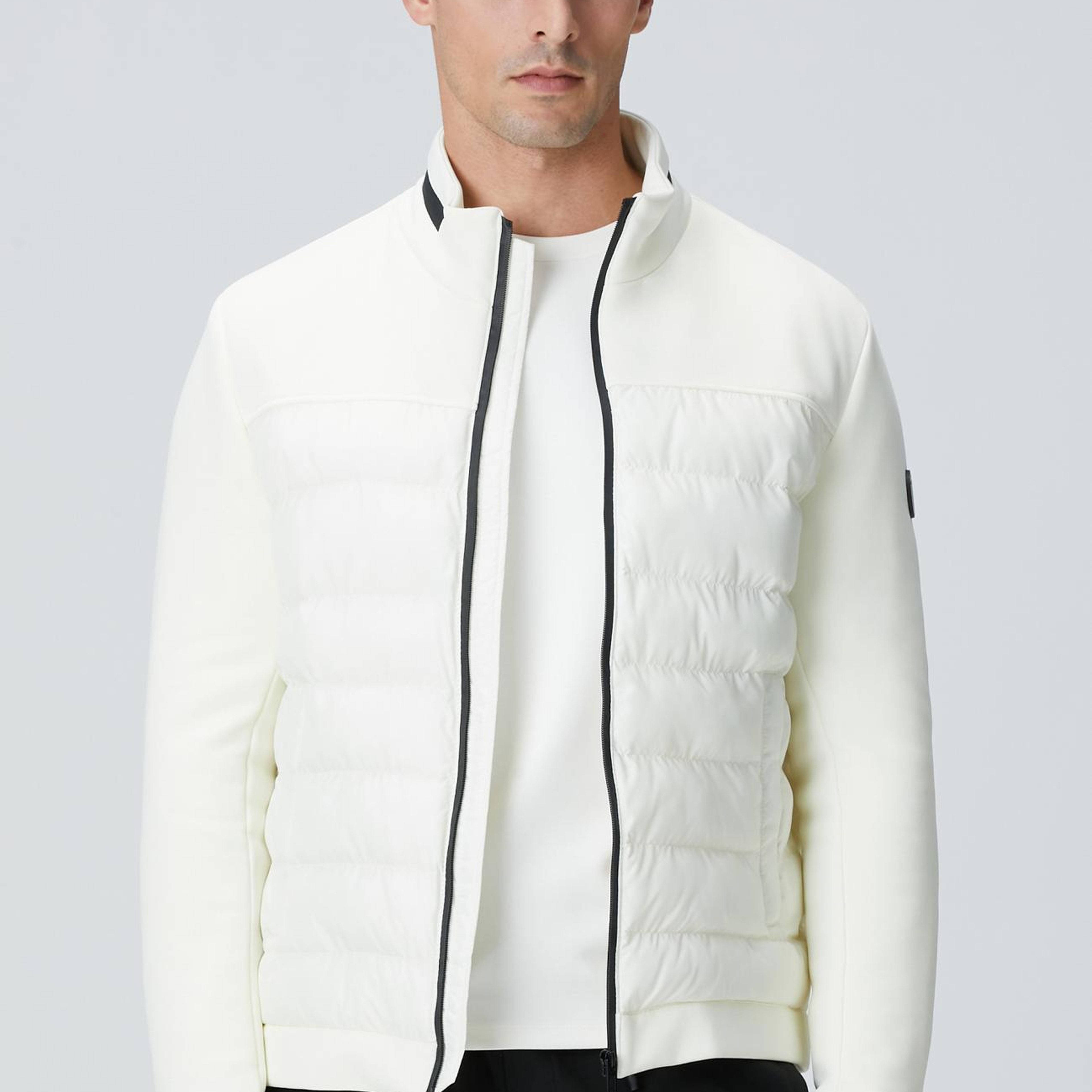 Network Erkek Ekru Kapitone Mont