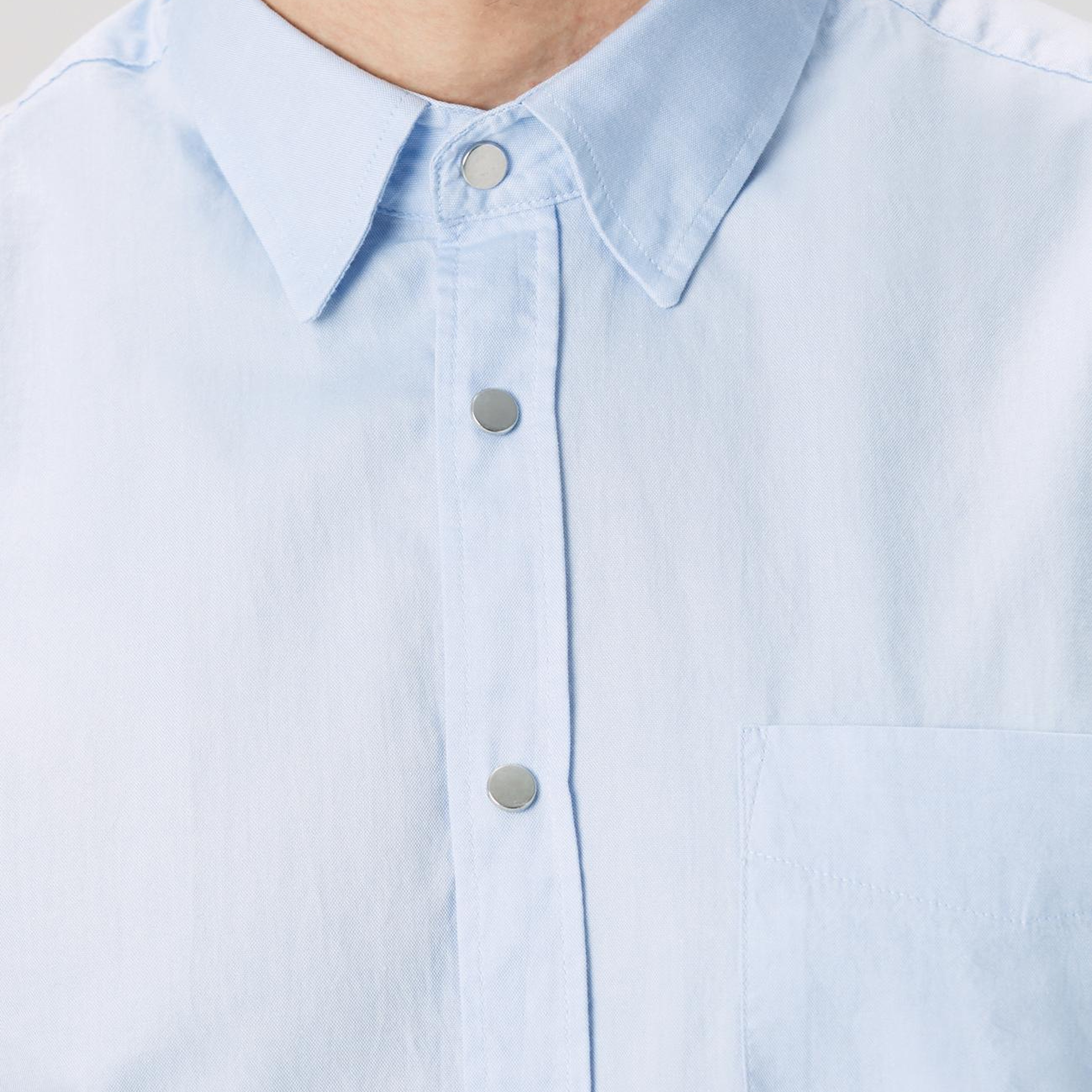 Network Erkek Mavi Oxford Gömlek