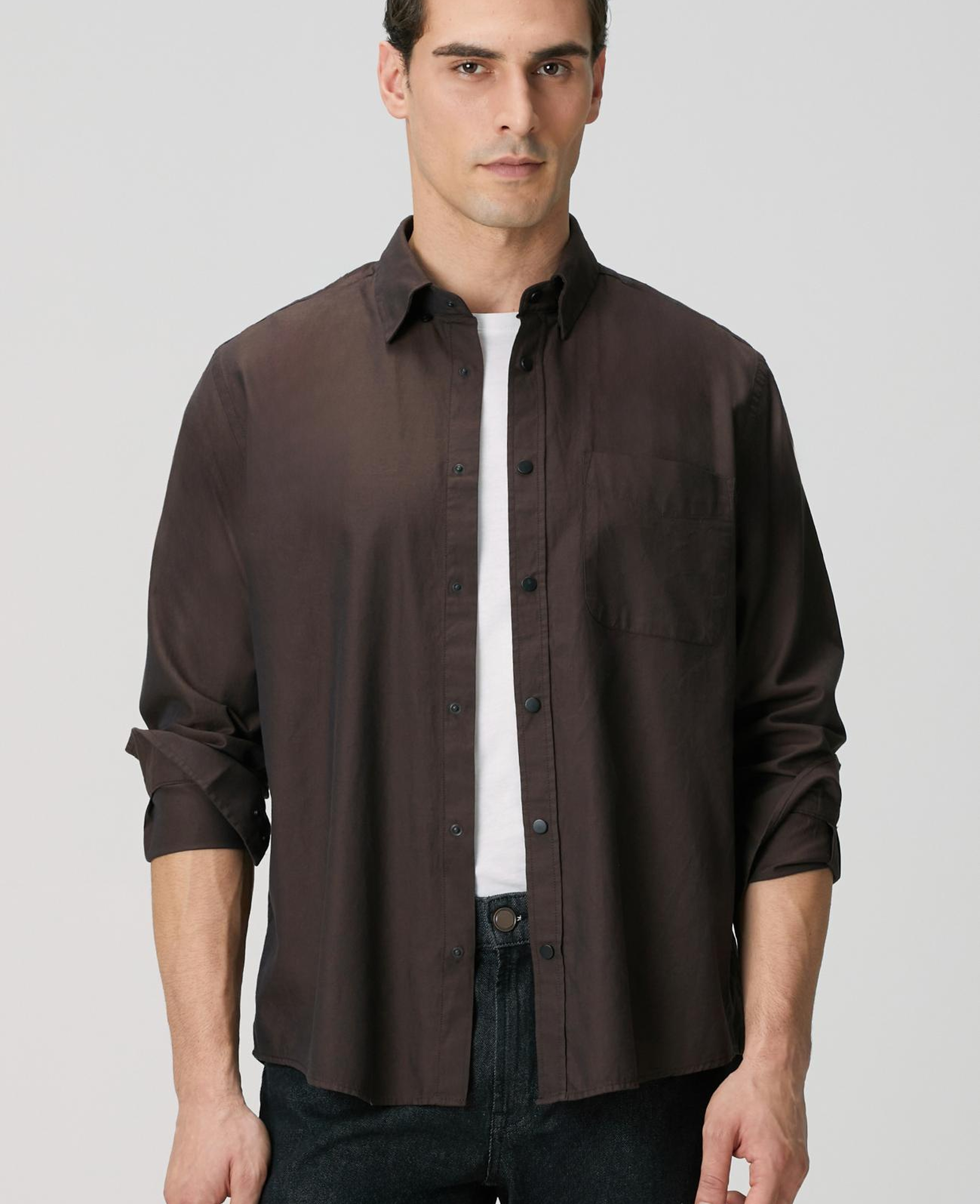 Network Erkek Kahverengi Oxford Gömlek