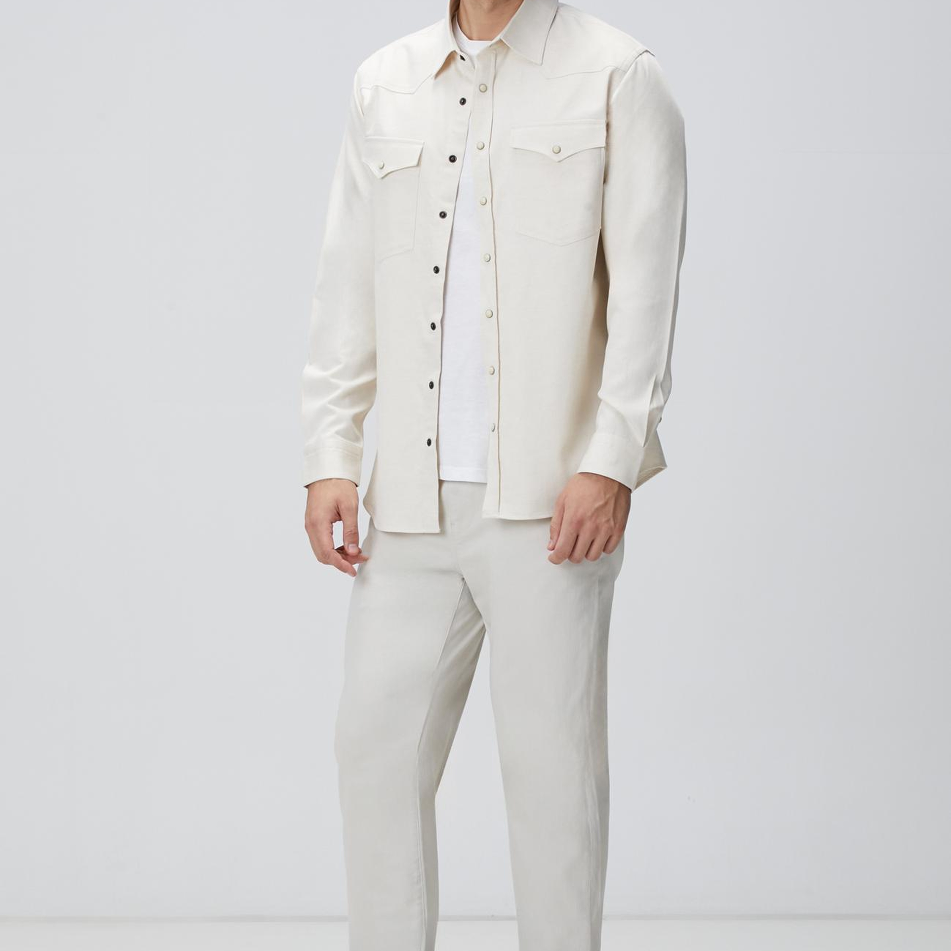 Network Erkek Naturel Keten Karışımlı Gömlek