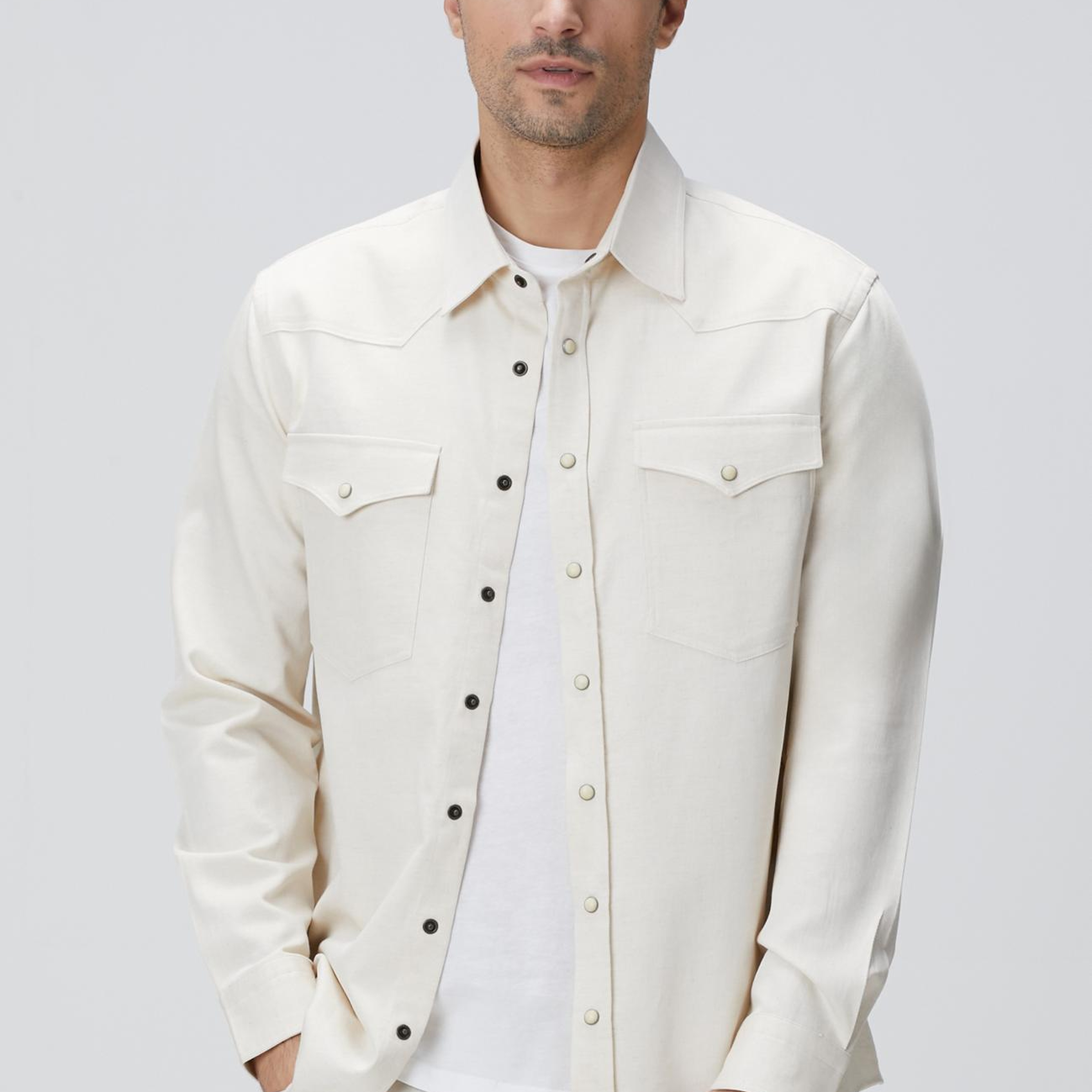 Network Erkek Naturel Keten Karışımlı Gömlek