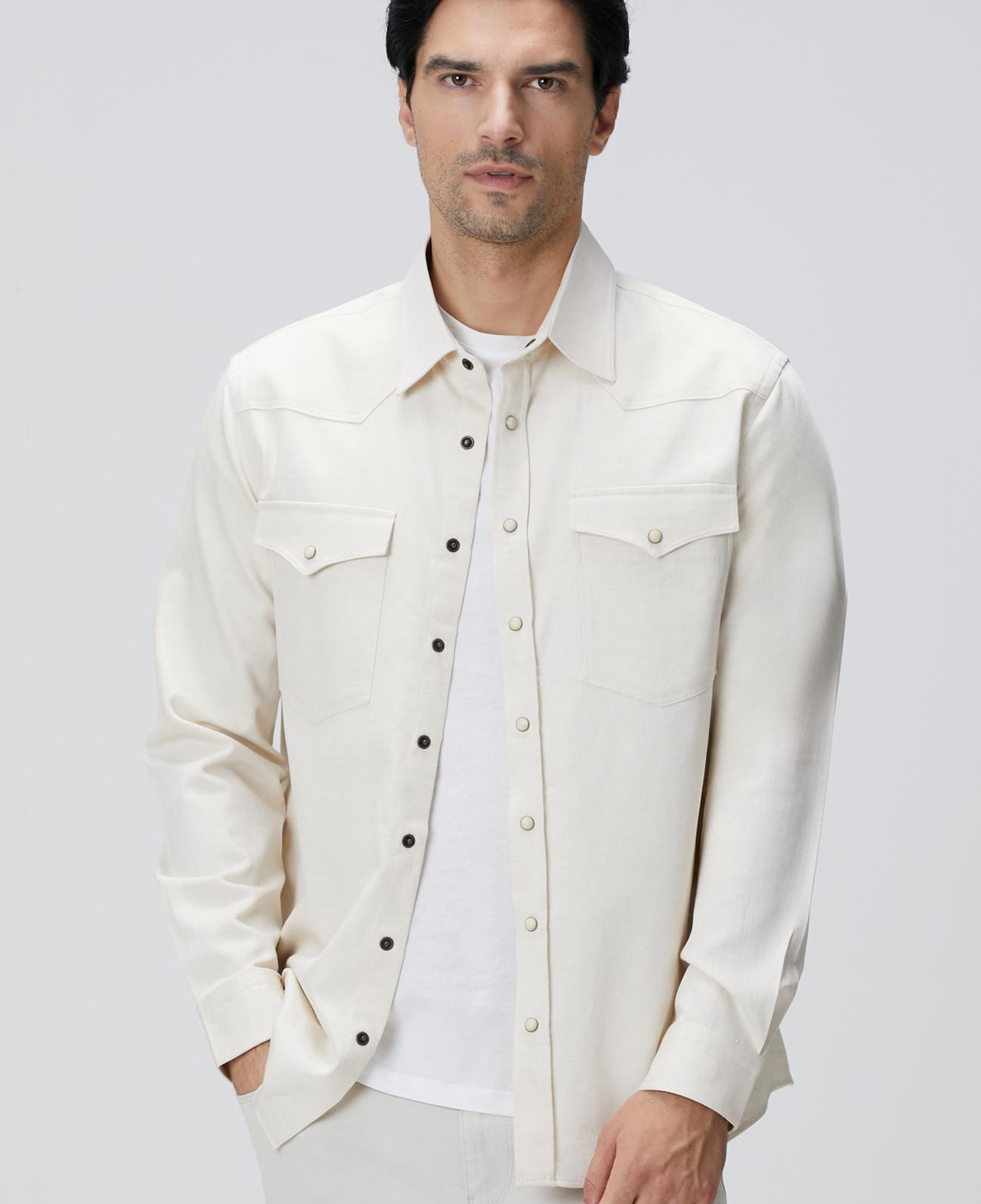 Network Erkek Naturel Keten Karışımlı Gömlek