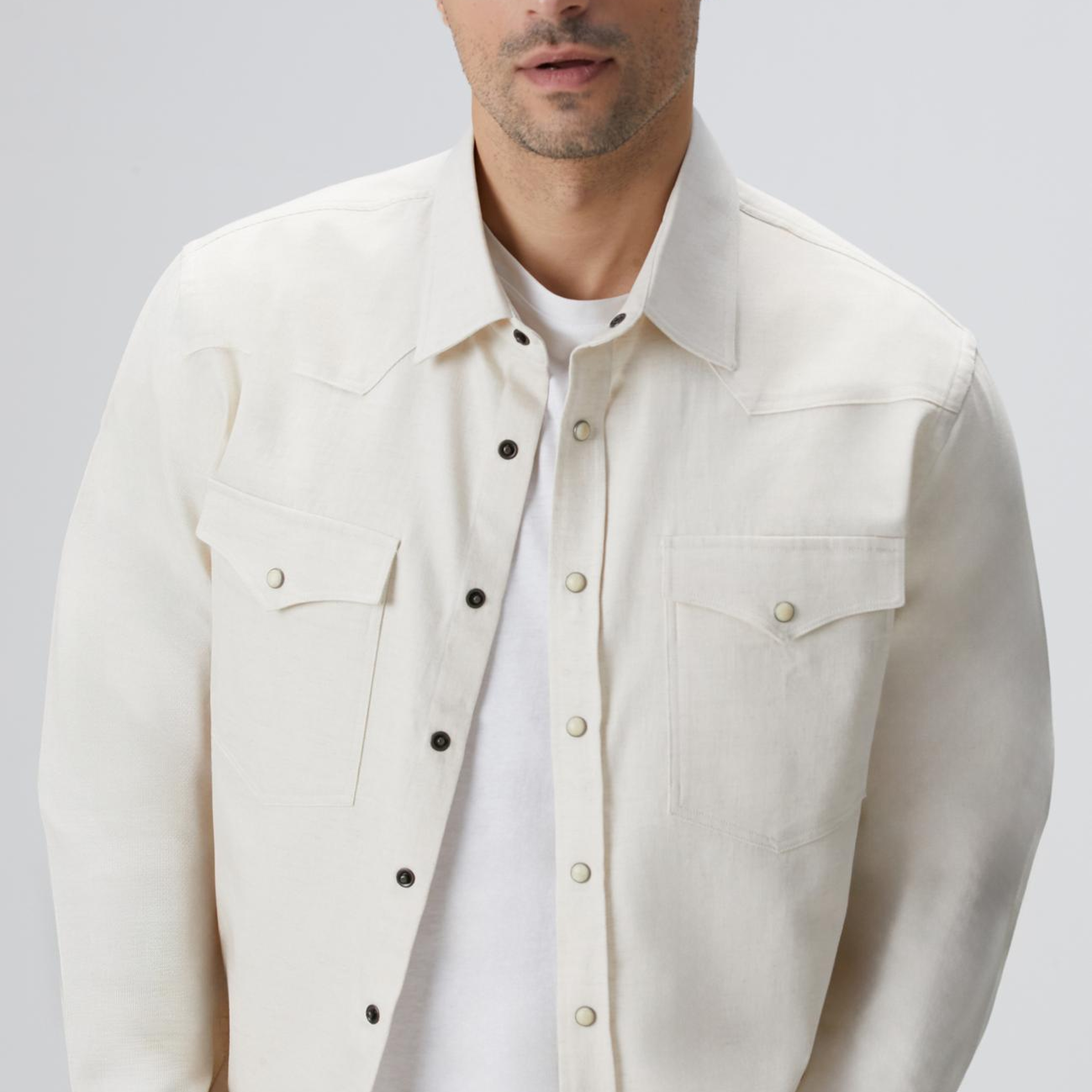 Network Erkek Naturel Keten Karışımlı Gömlek