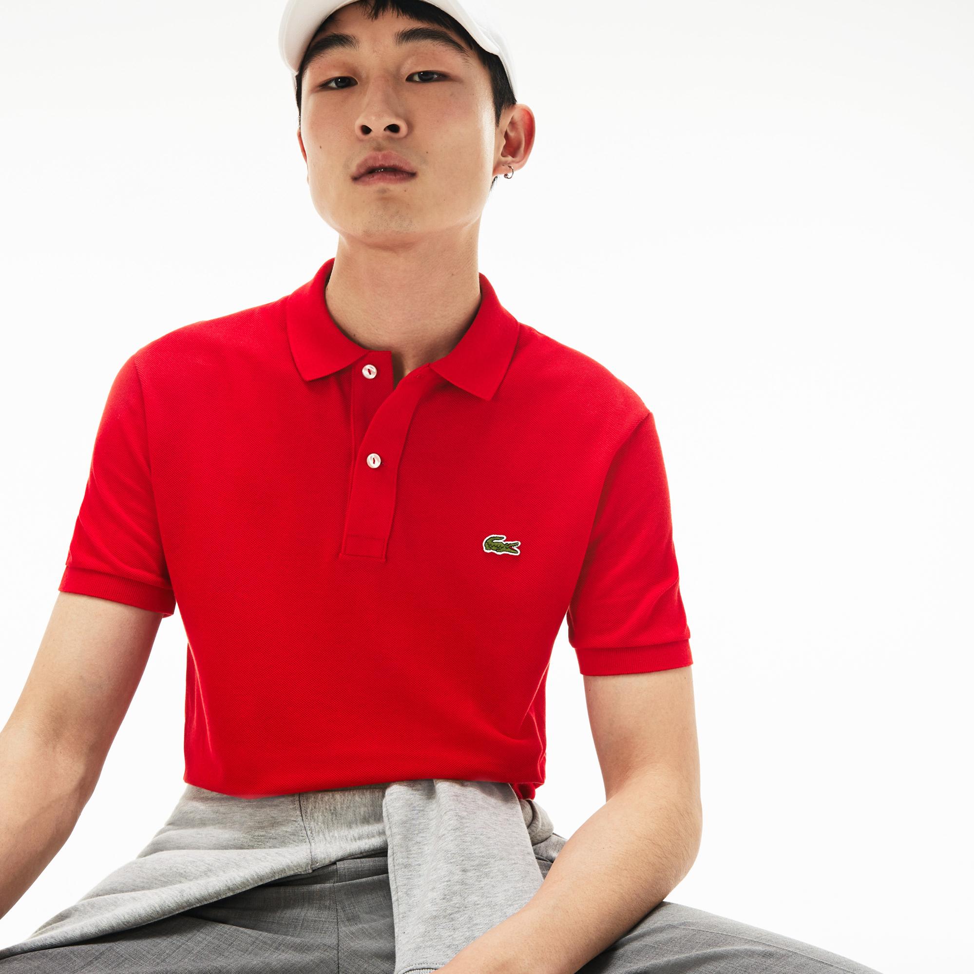 Lacoste L.12.12 Erkek Slim Fit Kırmızı Polo