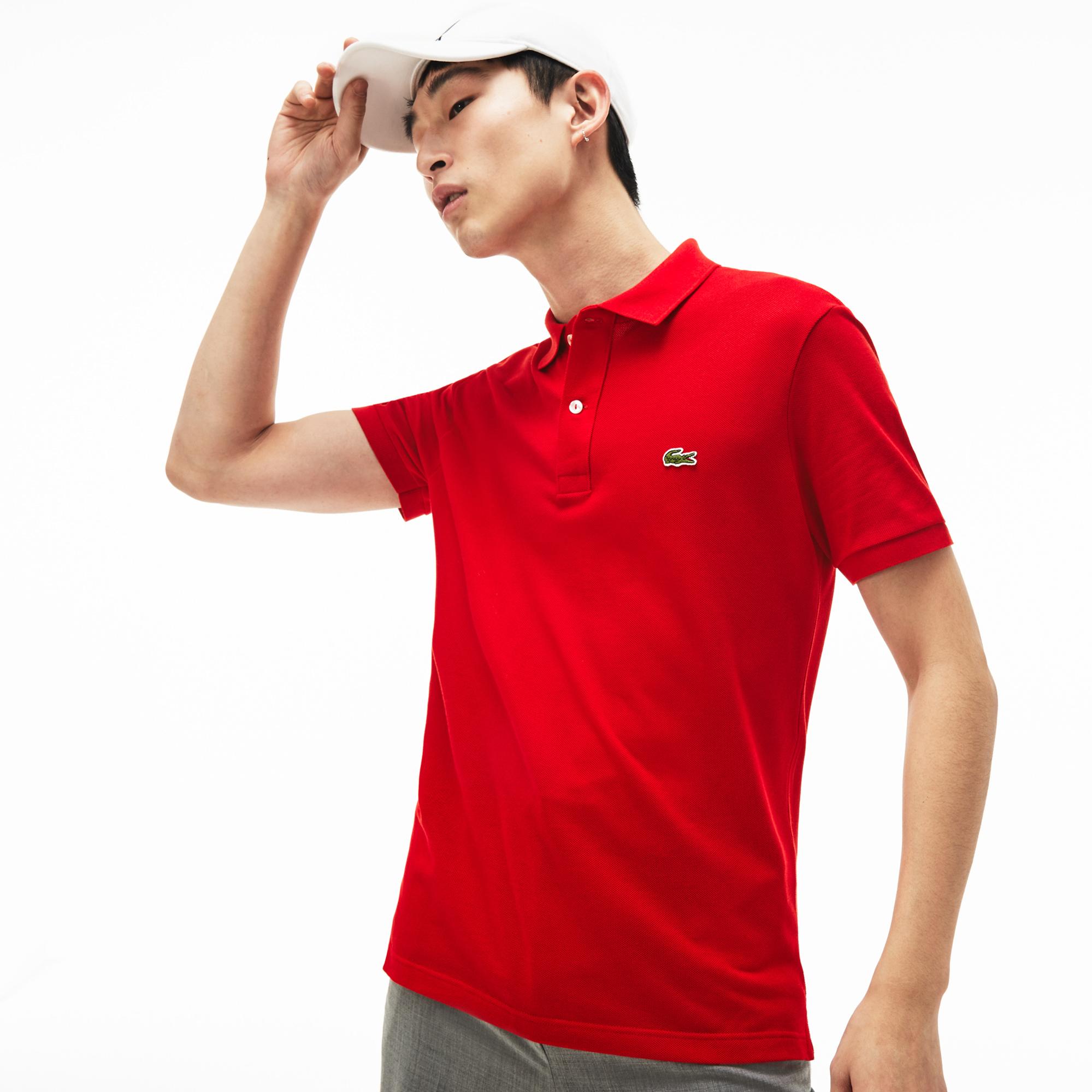 Lacoste L.12.12 Erkek Slim Fit Kırmızı Polo