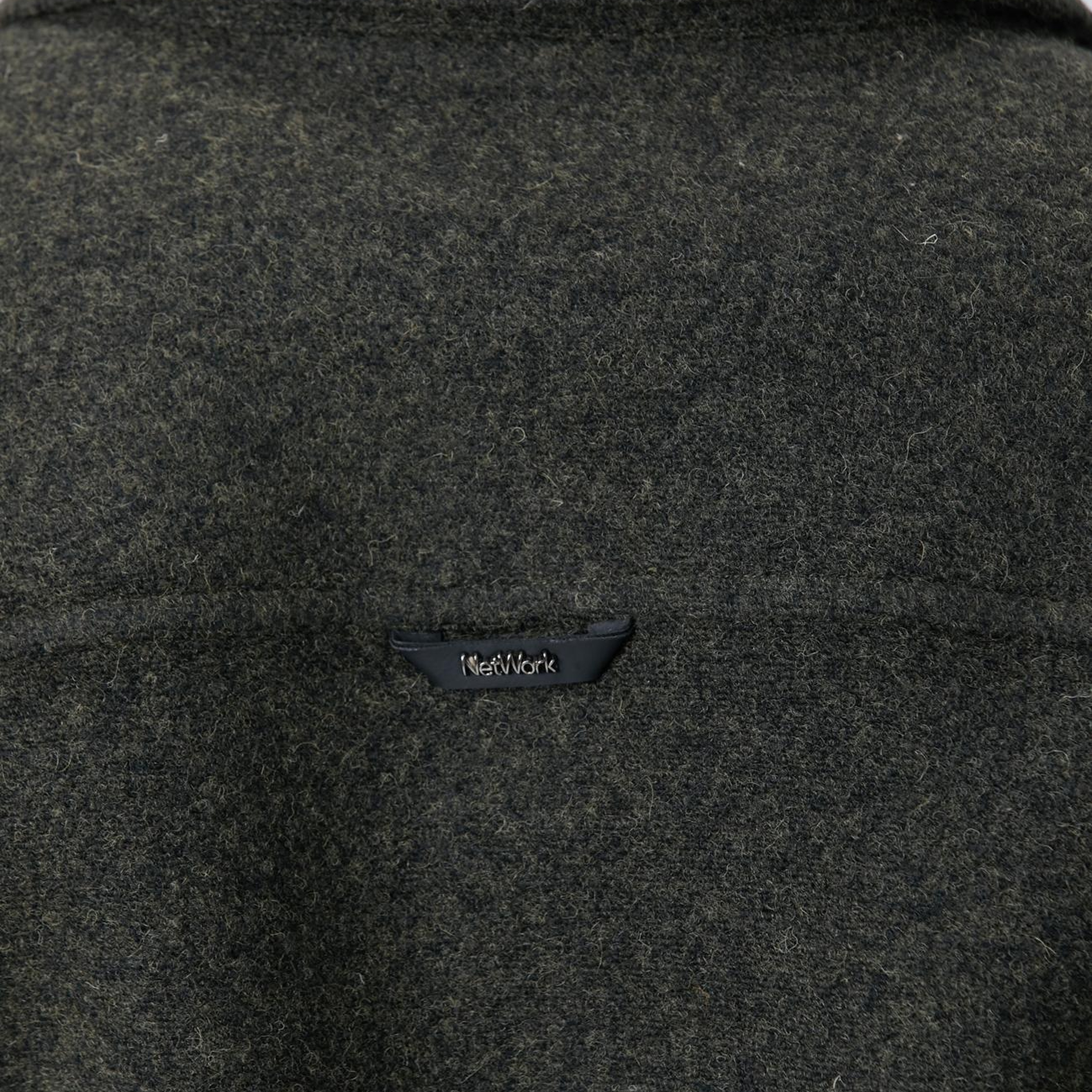 Network Erkek Haki Yün Karışımlı Dış Gömlek