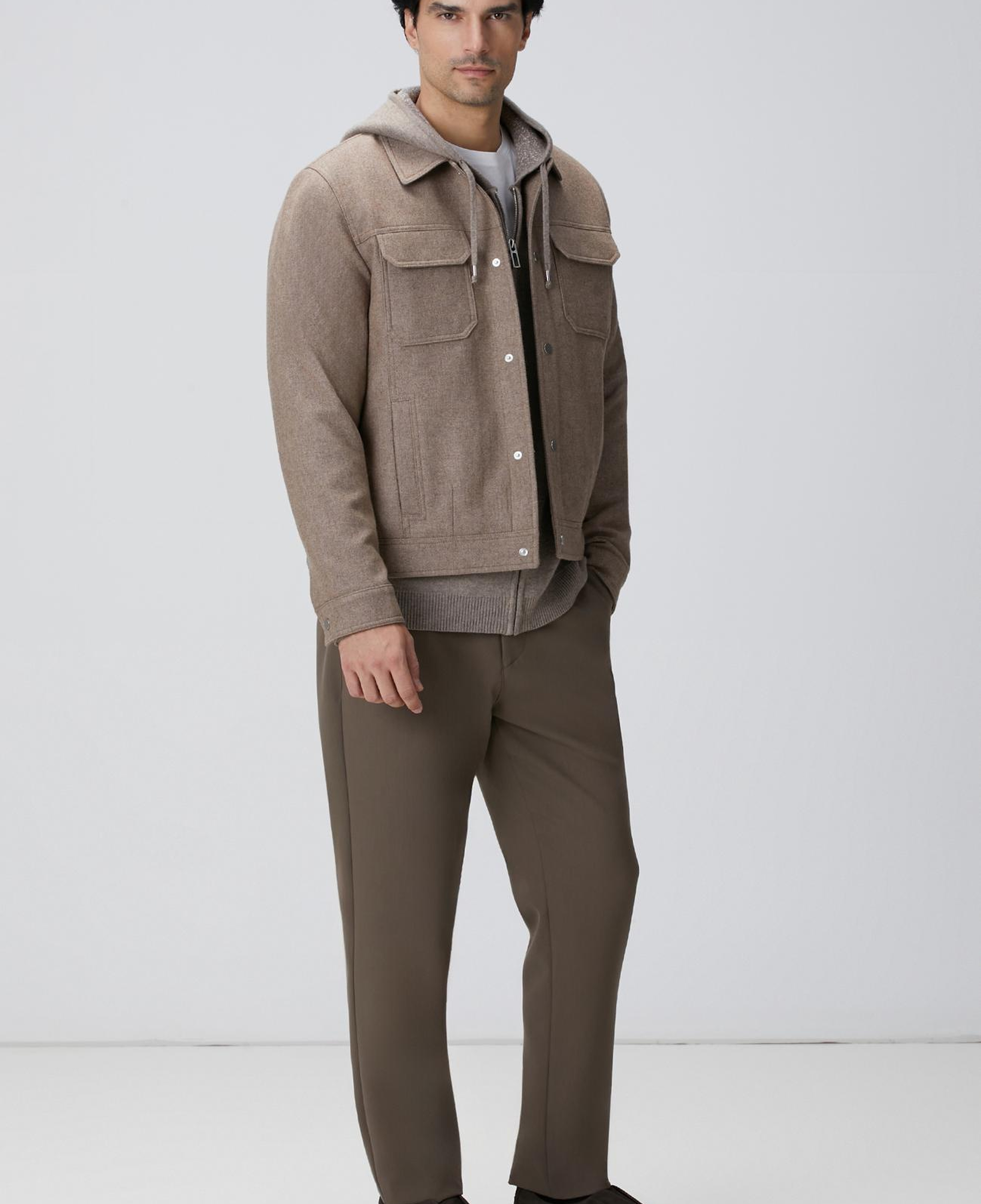 Network Erkek Limited Vizon Kapüşonlu Triko Mont