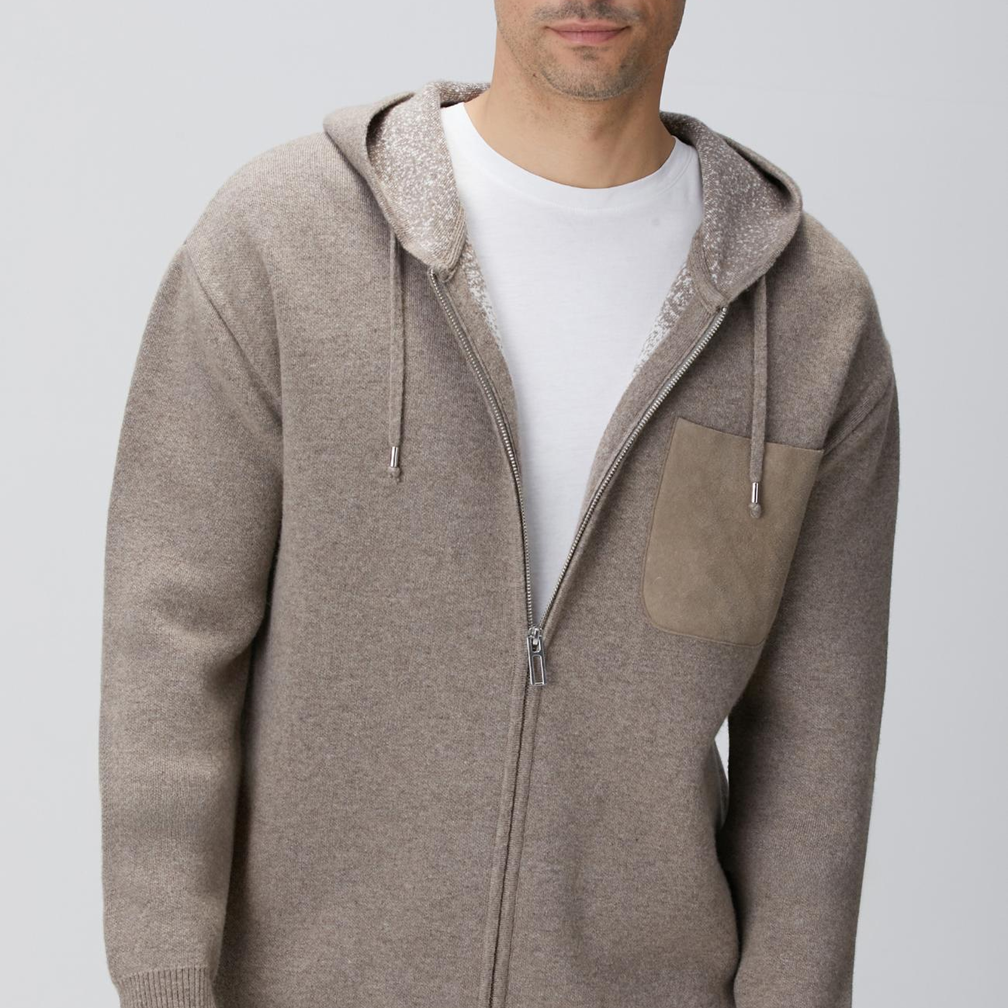 Network Erkek Limited Vizon Kapüşonlu Triko Mont