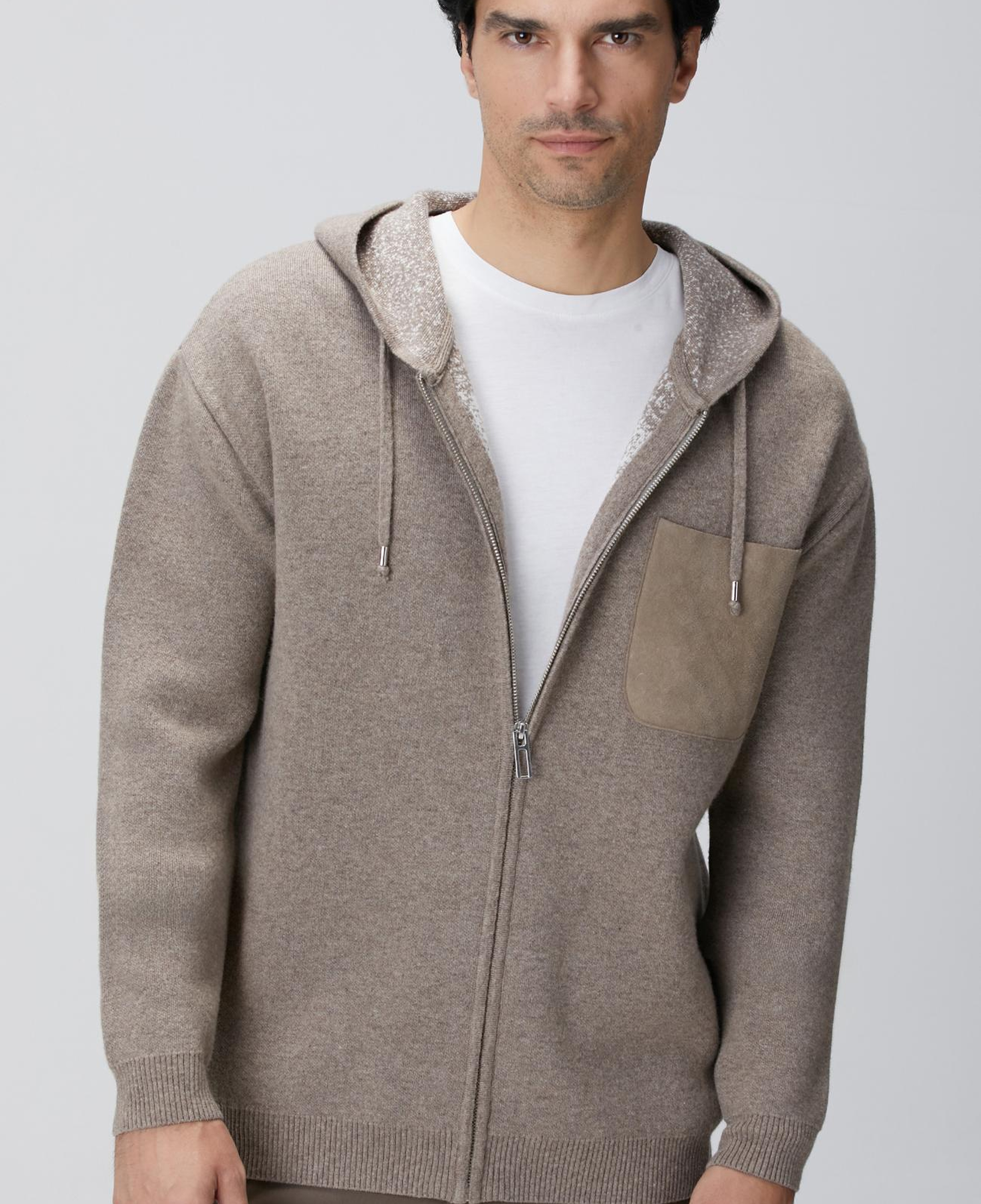 Network Erkek Limited Vizon Kapüşonlu Triko Mont