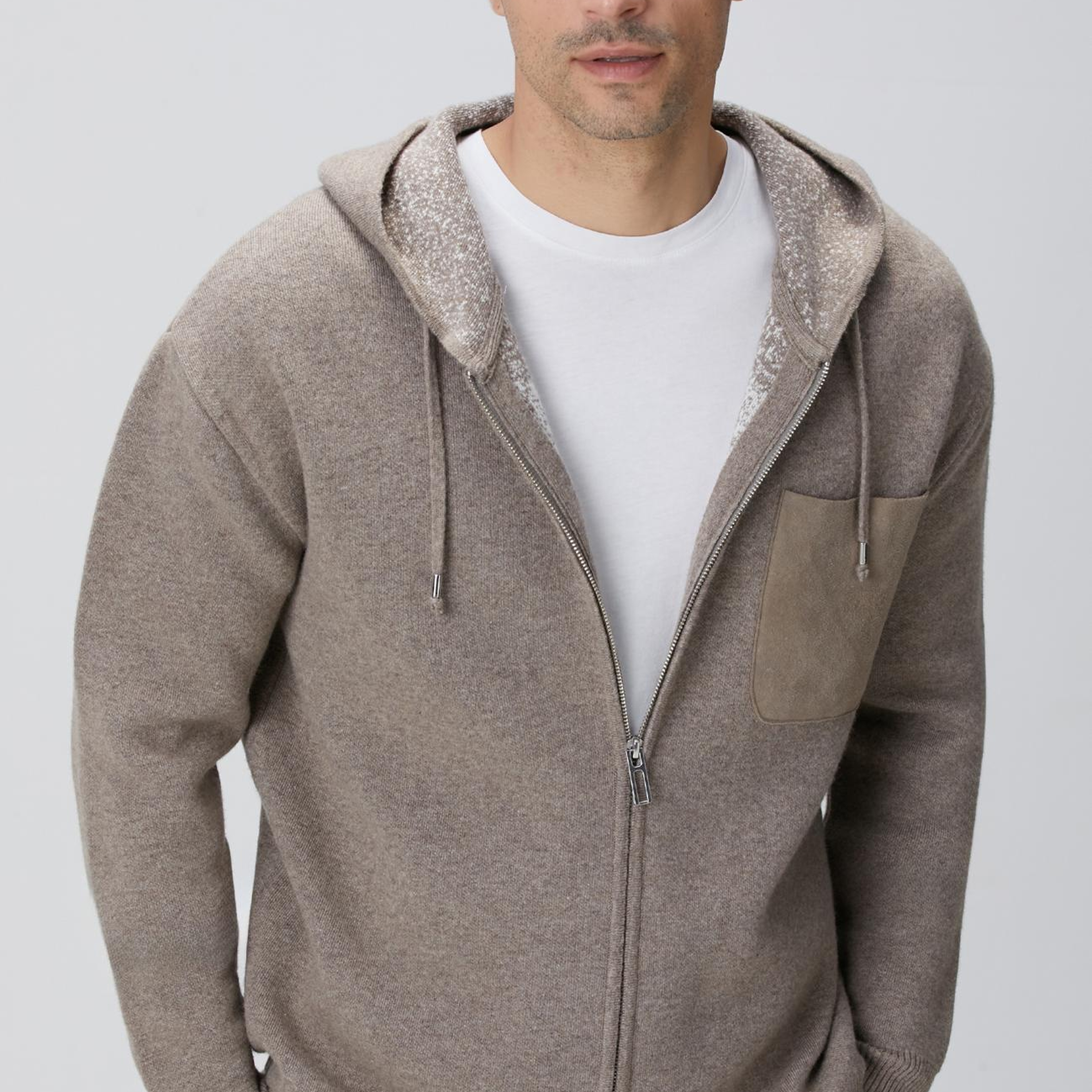 Network Erkek Limited Vizon Kapüşonlu Triko Mont