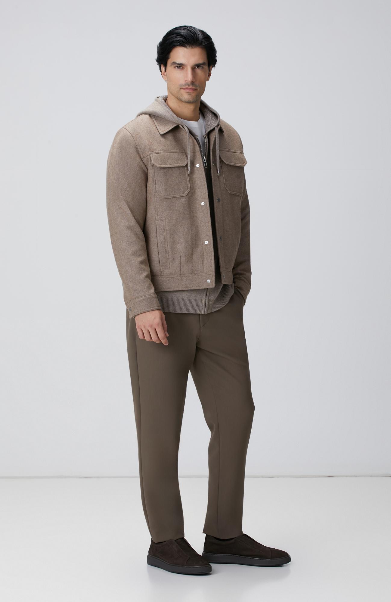 Network Erkek Limited Vizon Kapüşonlu Triko Mont