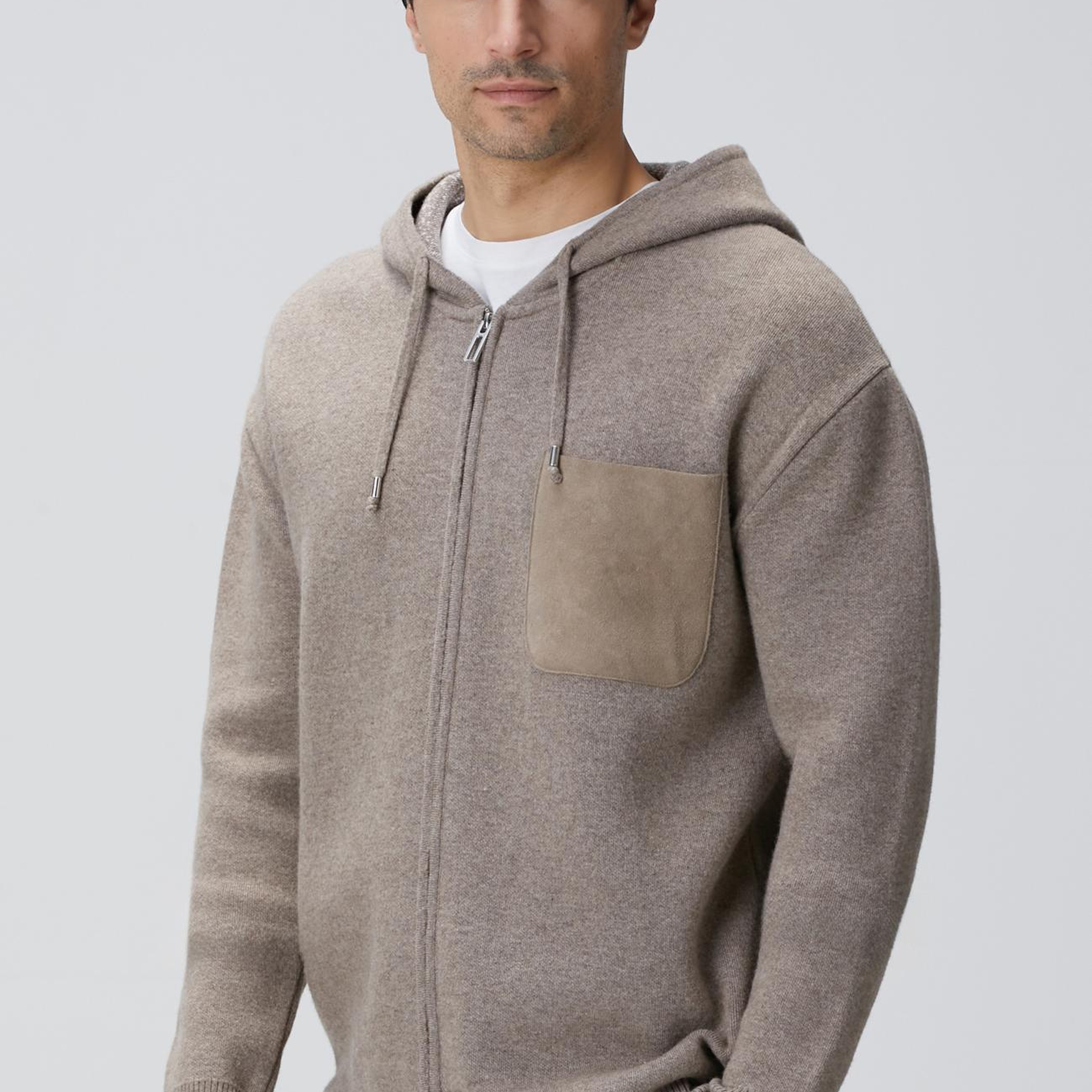 Network Erkek Limited Vizon Kapüşonlu Triko Mont