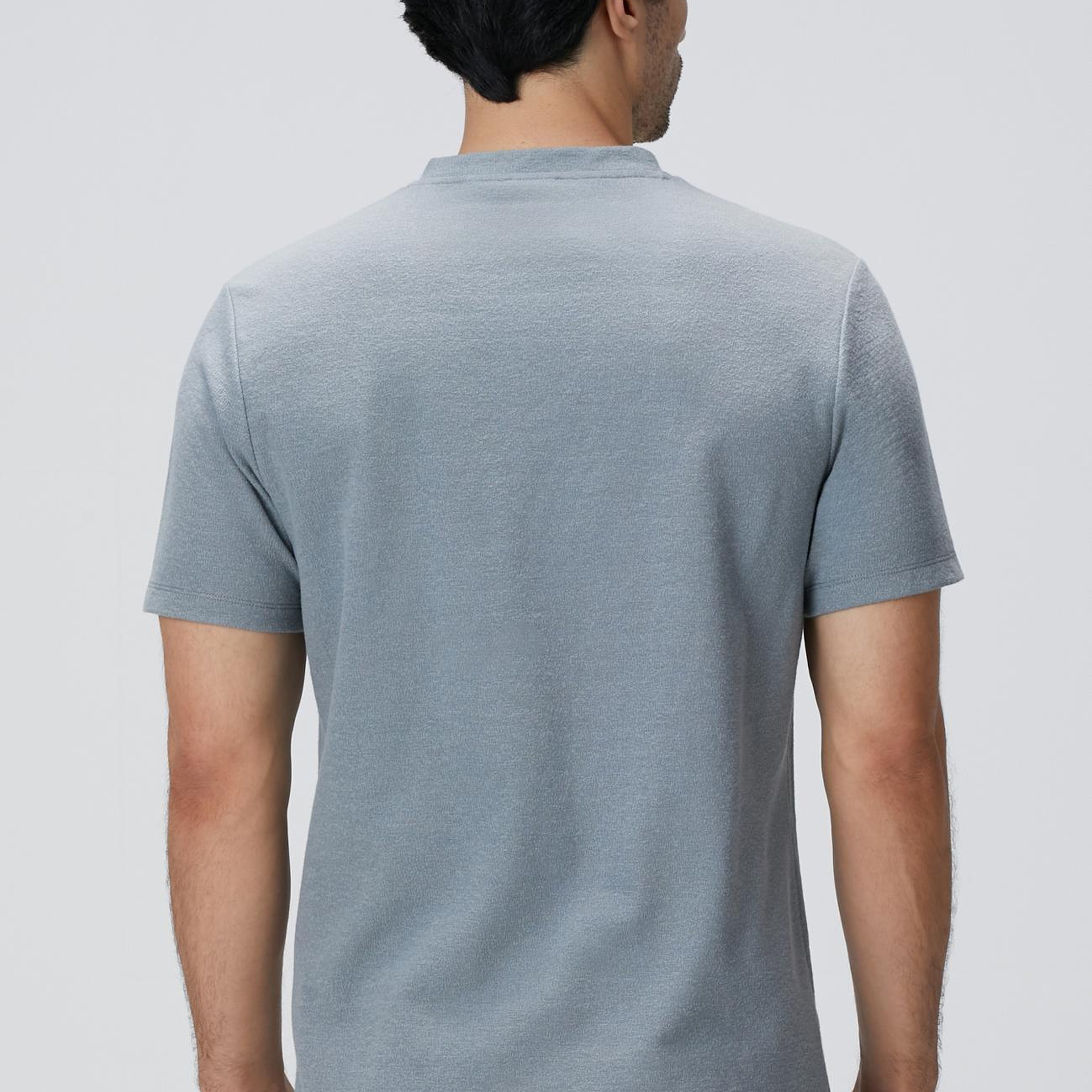 Network Erkek Mint Nane Bisiklet Yaka Jakarlı T-shirt