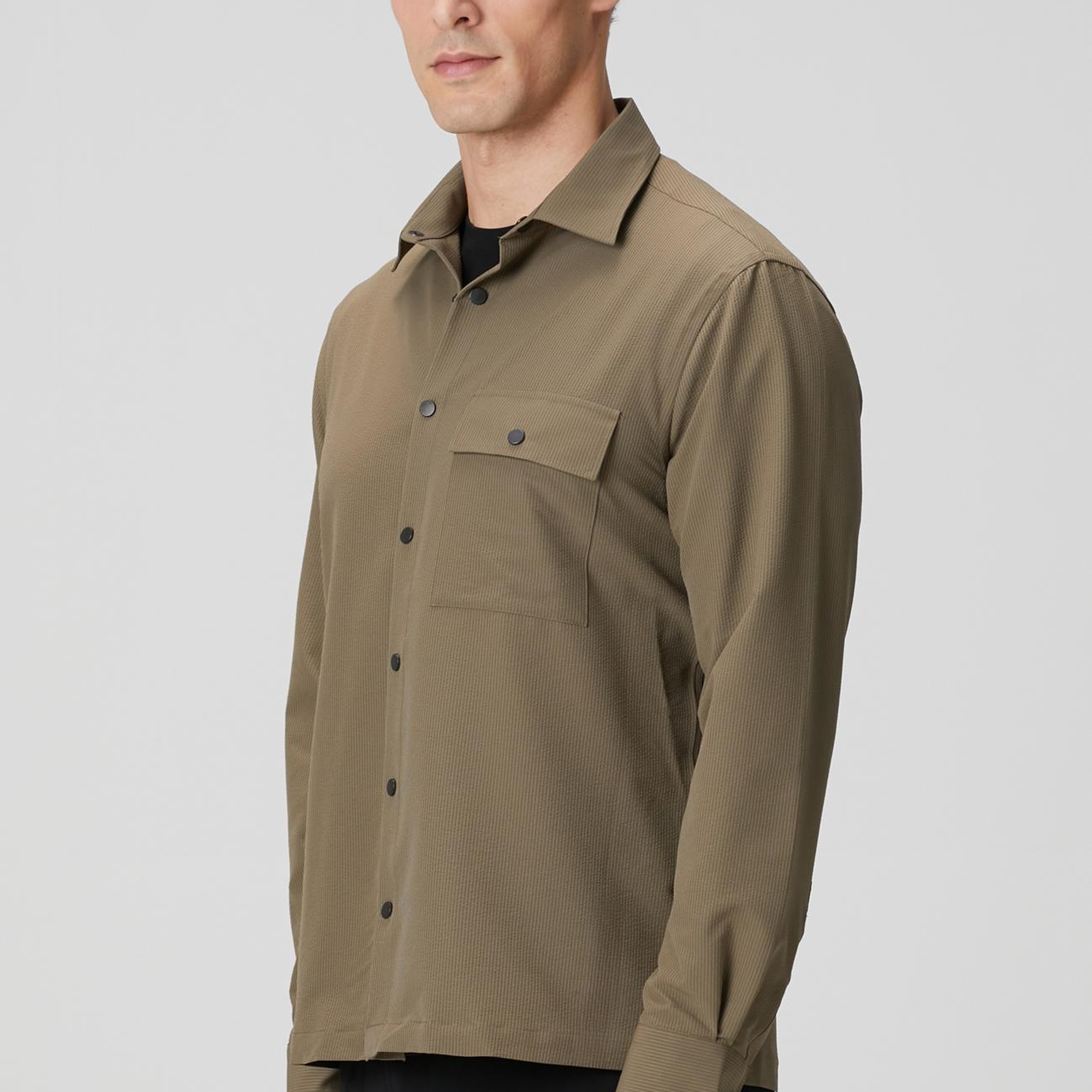 Network Erkek N-Tech Haki Gömlek