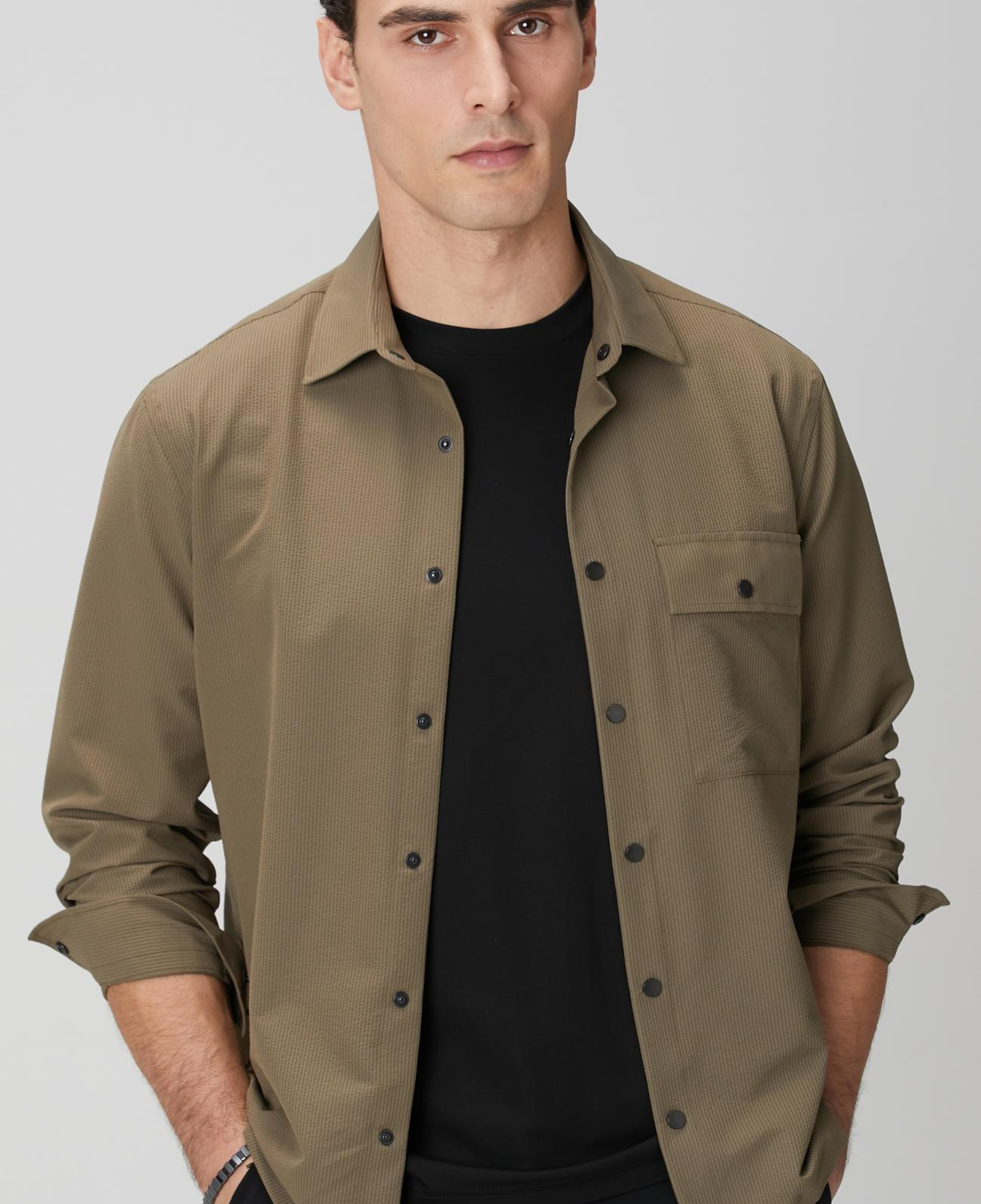 Network Erkek N-Tech Haki Gömlek