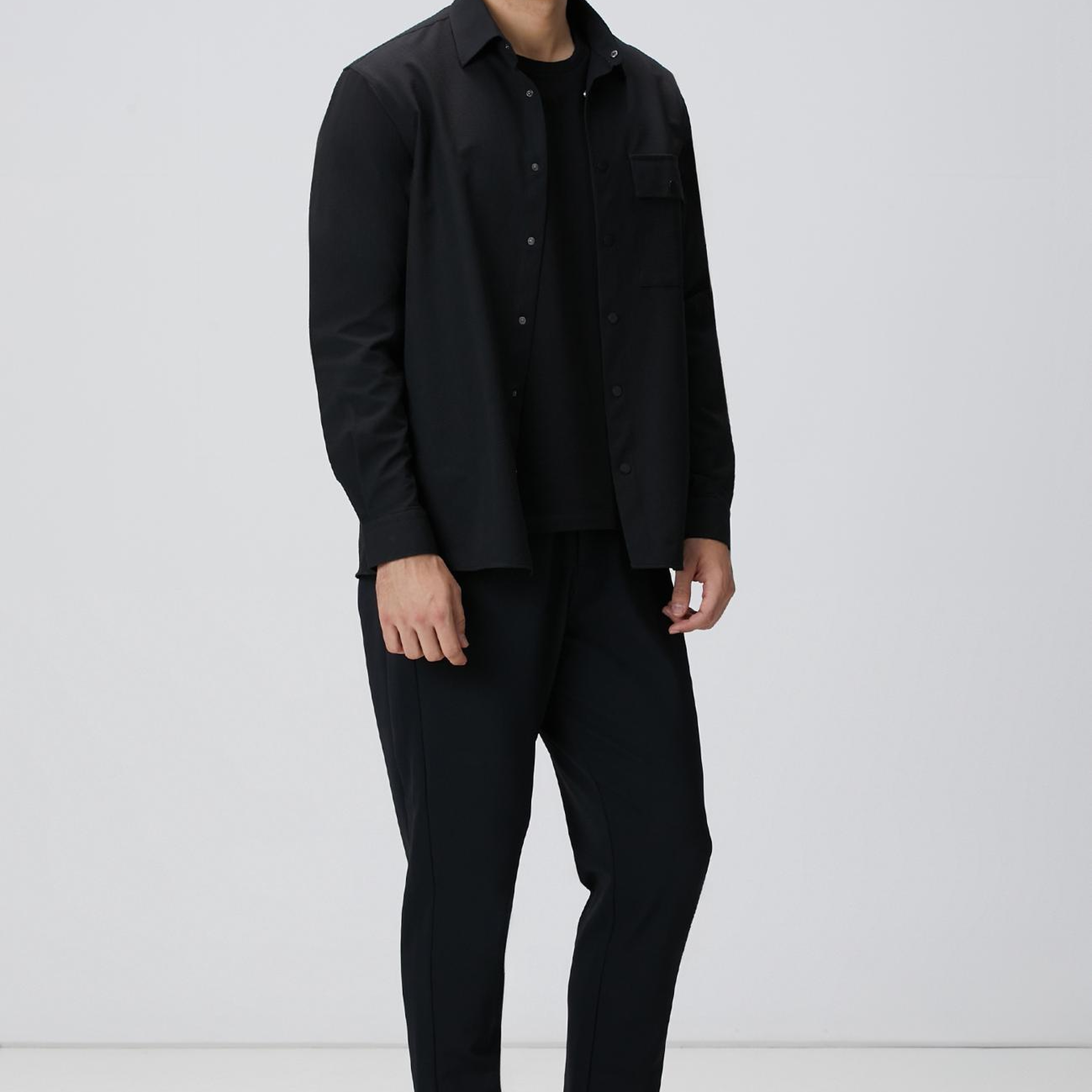 Network Erkek N-Tech Siyah Gömlek