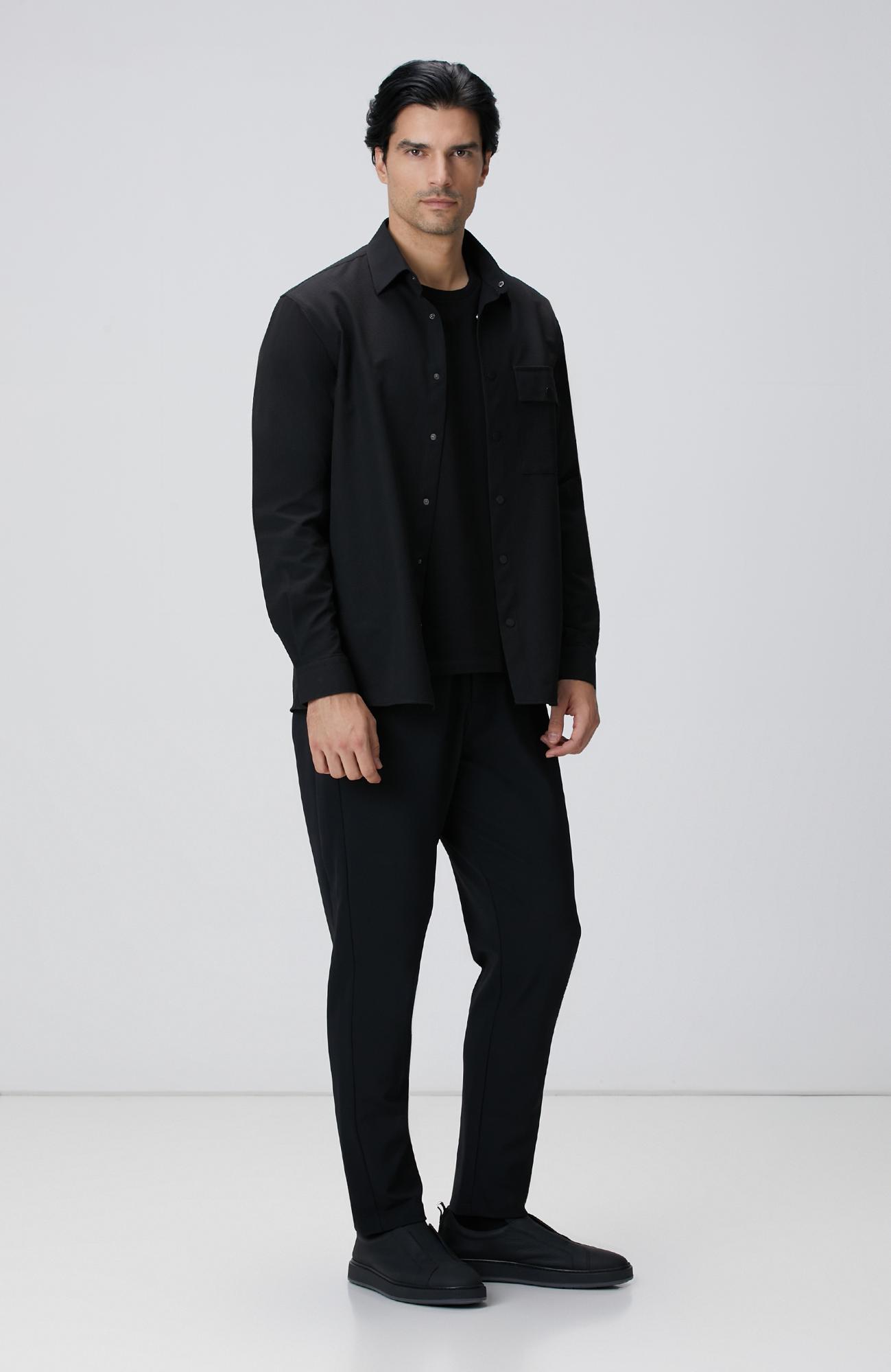 Network Erkek N-Tech Siyah Gömlek