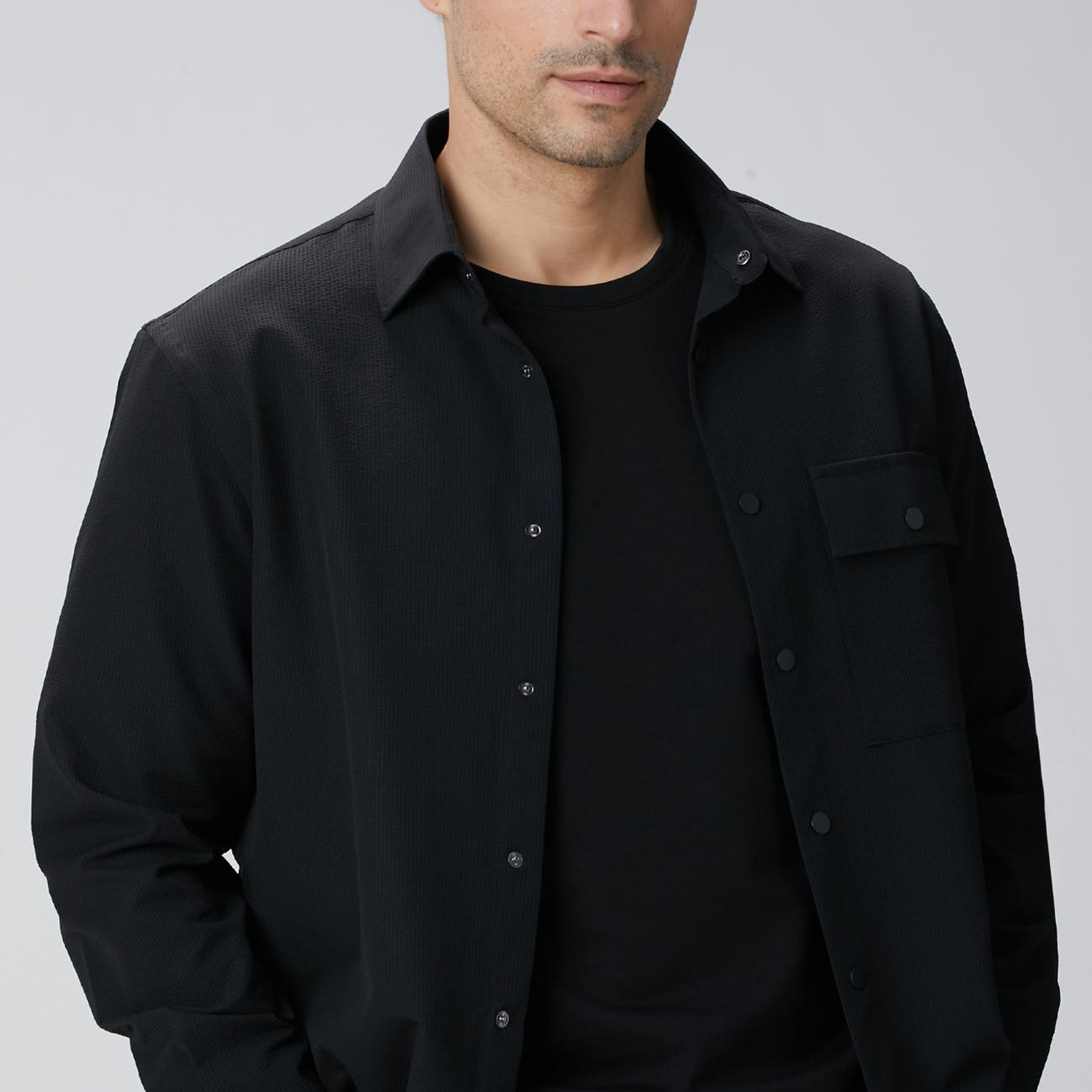 Network Erkek N-Tech Siyah Gömlek