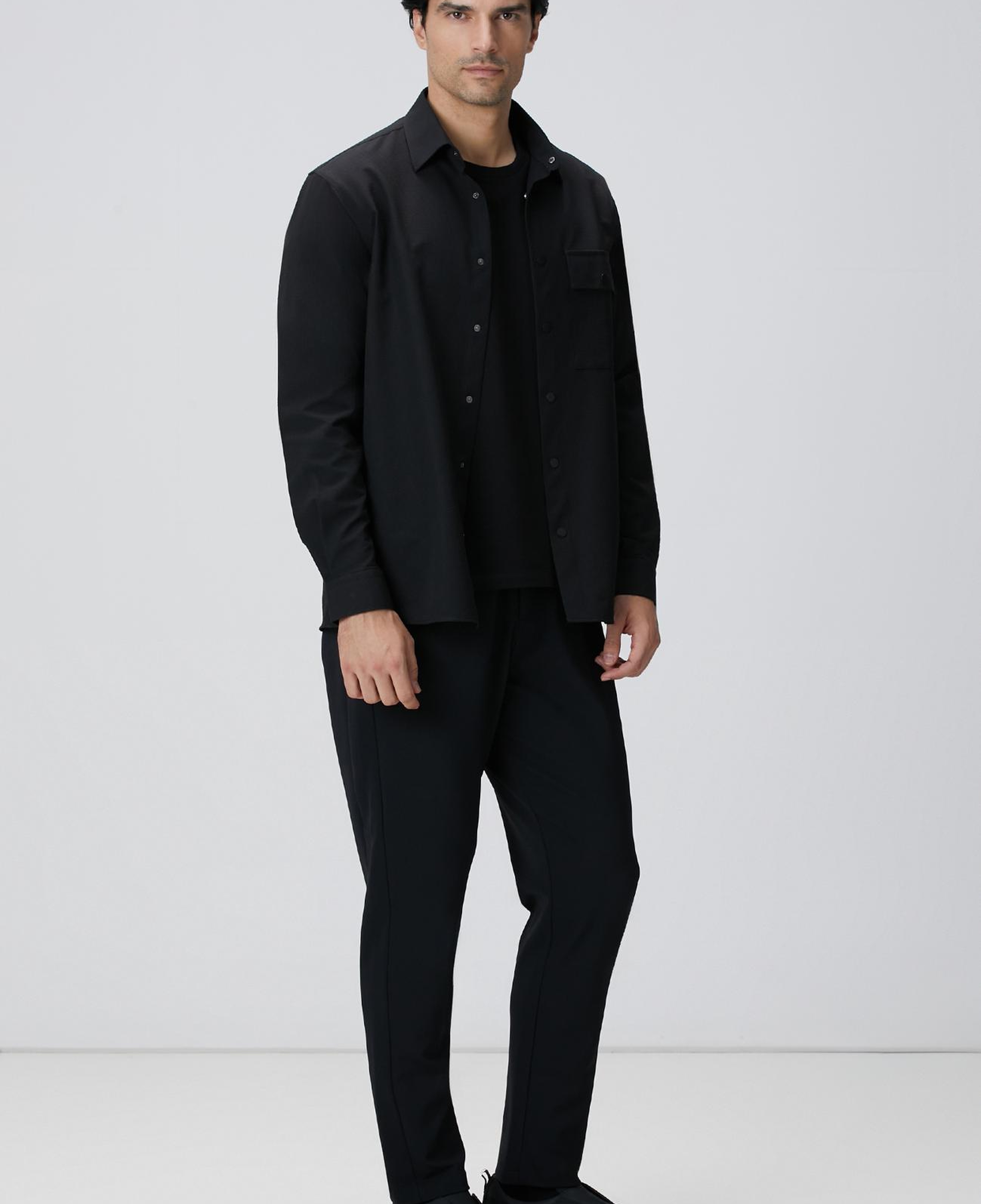 Network Erkek N-Tech Siyah Gömlek