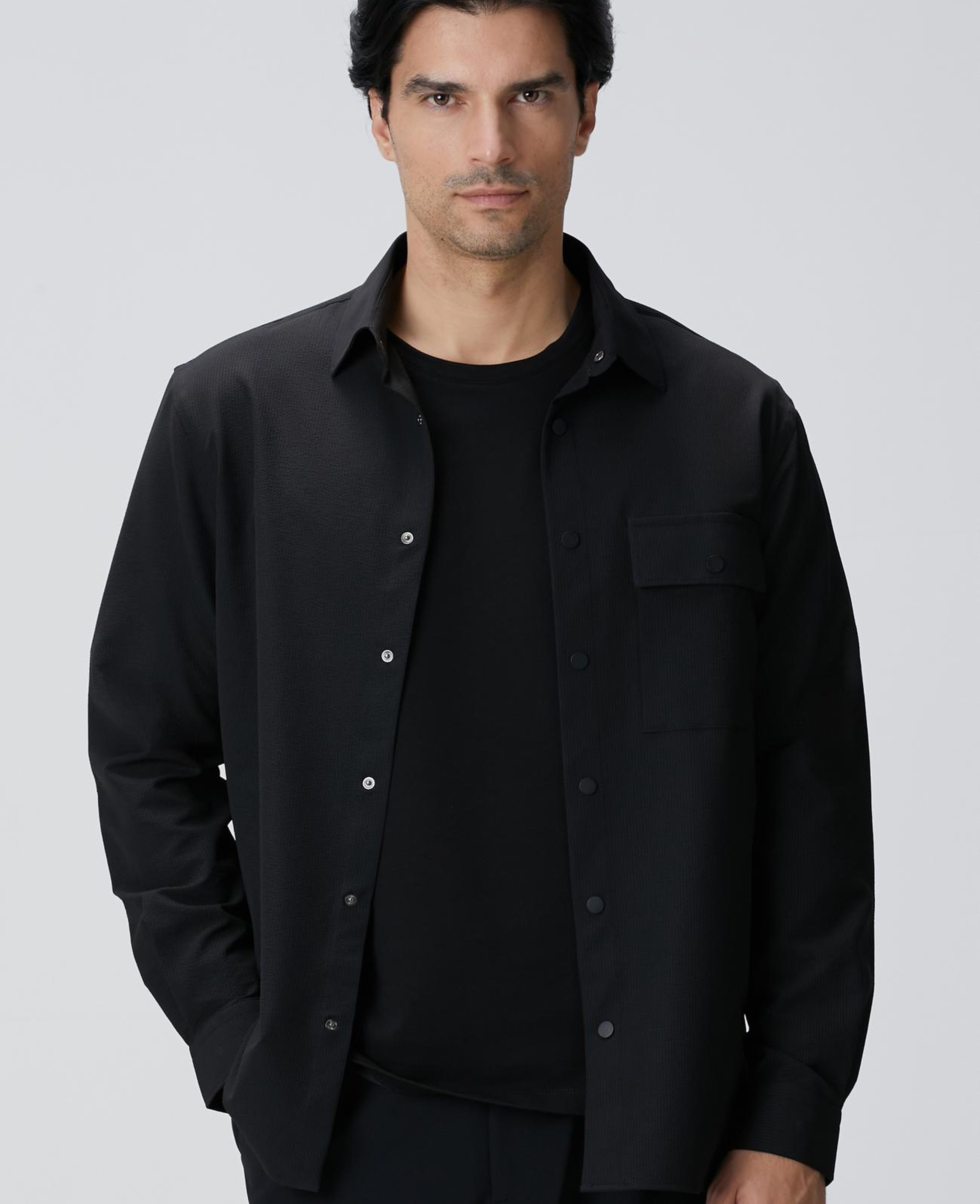 Network Erkek N-Tech Siyah Gömlek