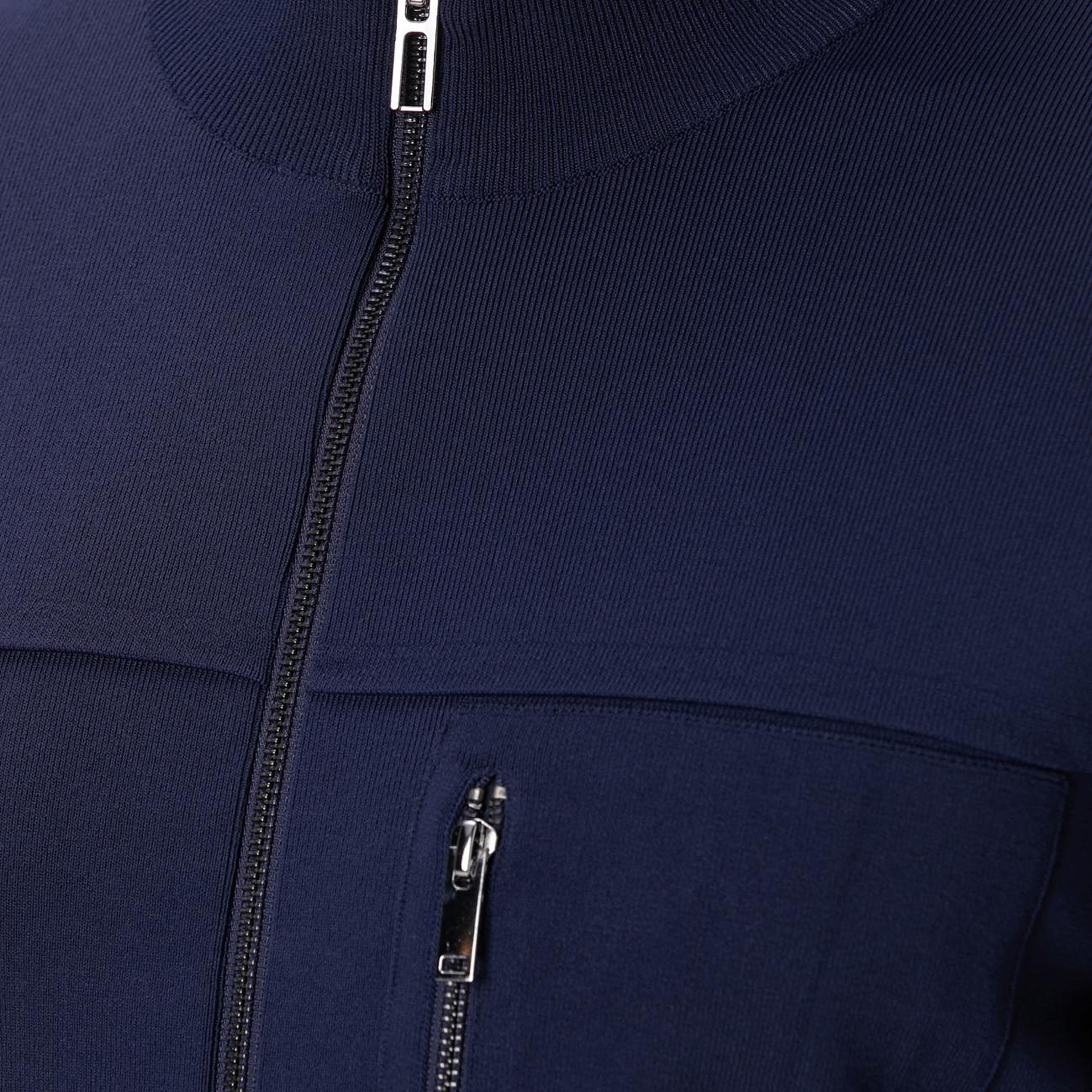 Network Erkek Lacivert Cep Detaylı Triko Mont