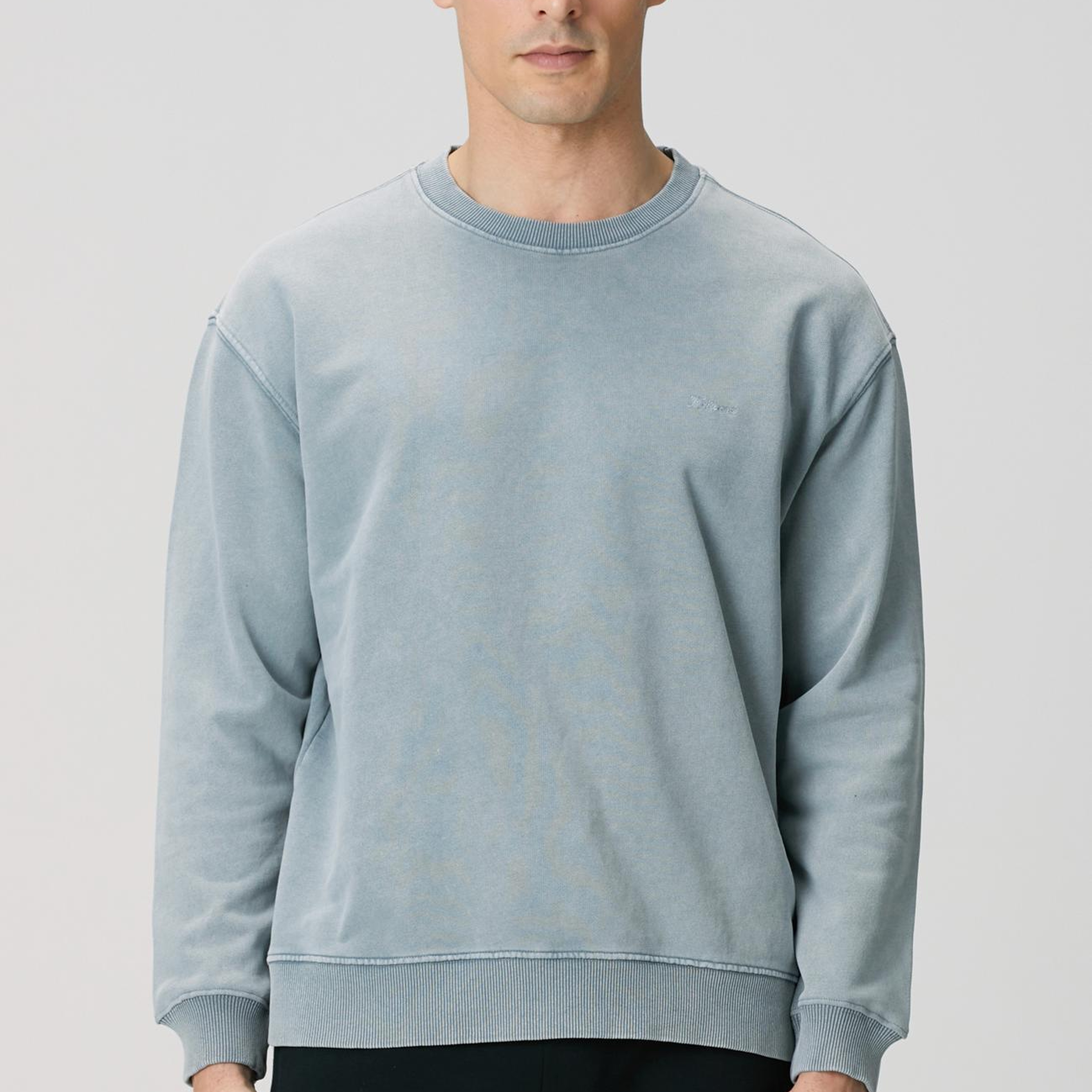 Network Erkek Mavi Armalı Sweatshirt