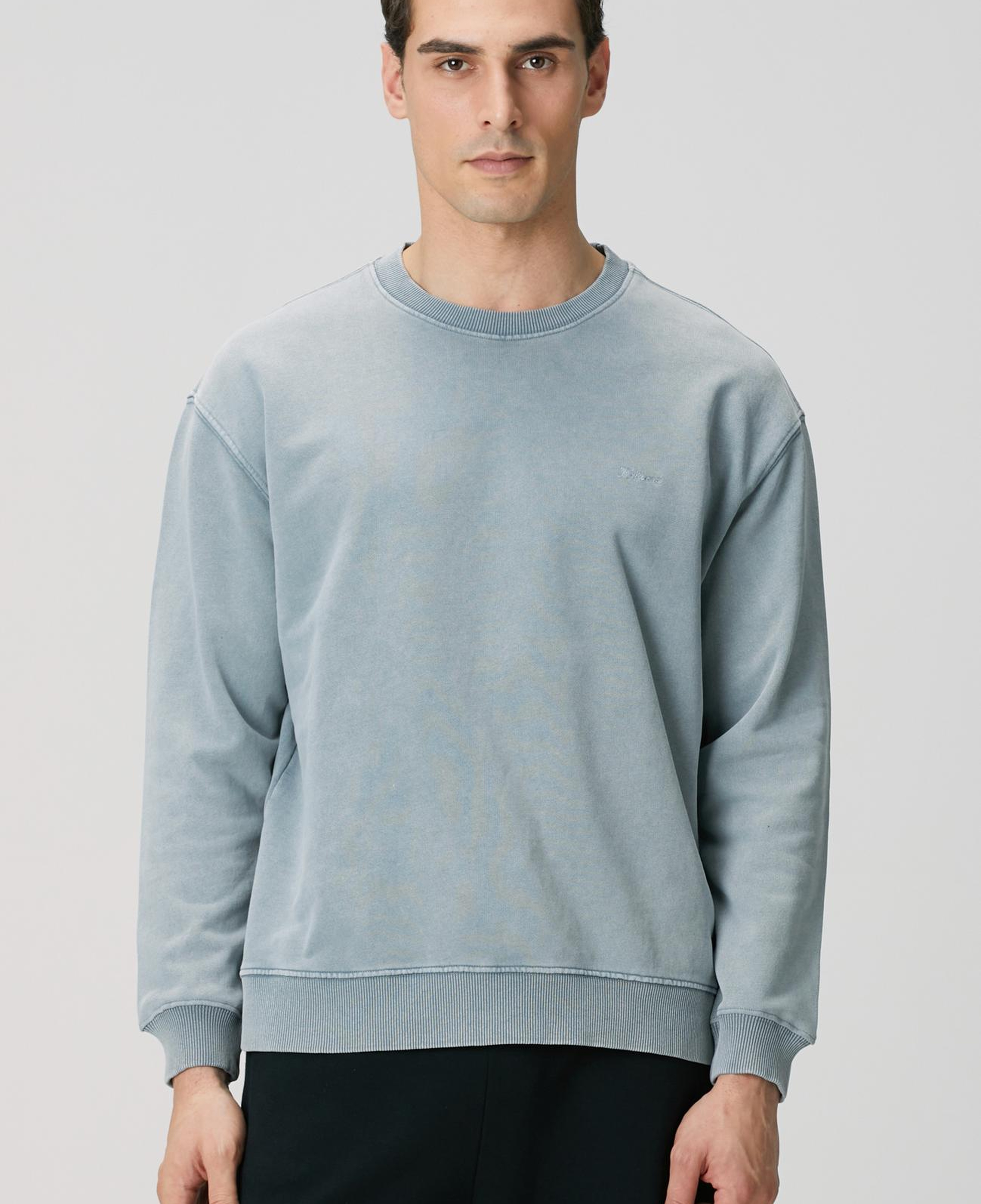 Network Erkek Mavi Armalı Sweatshirt