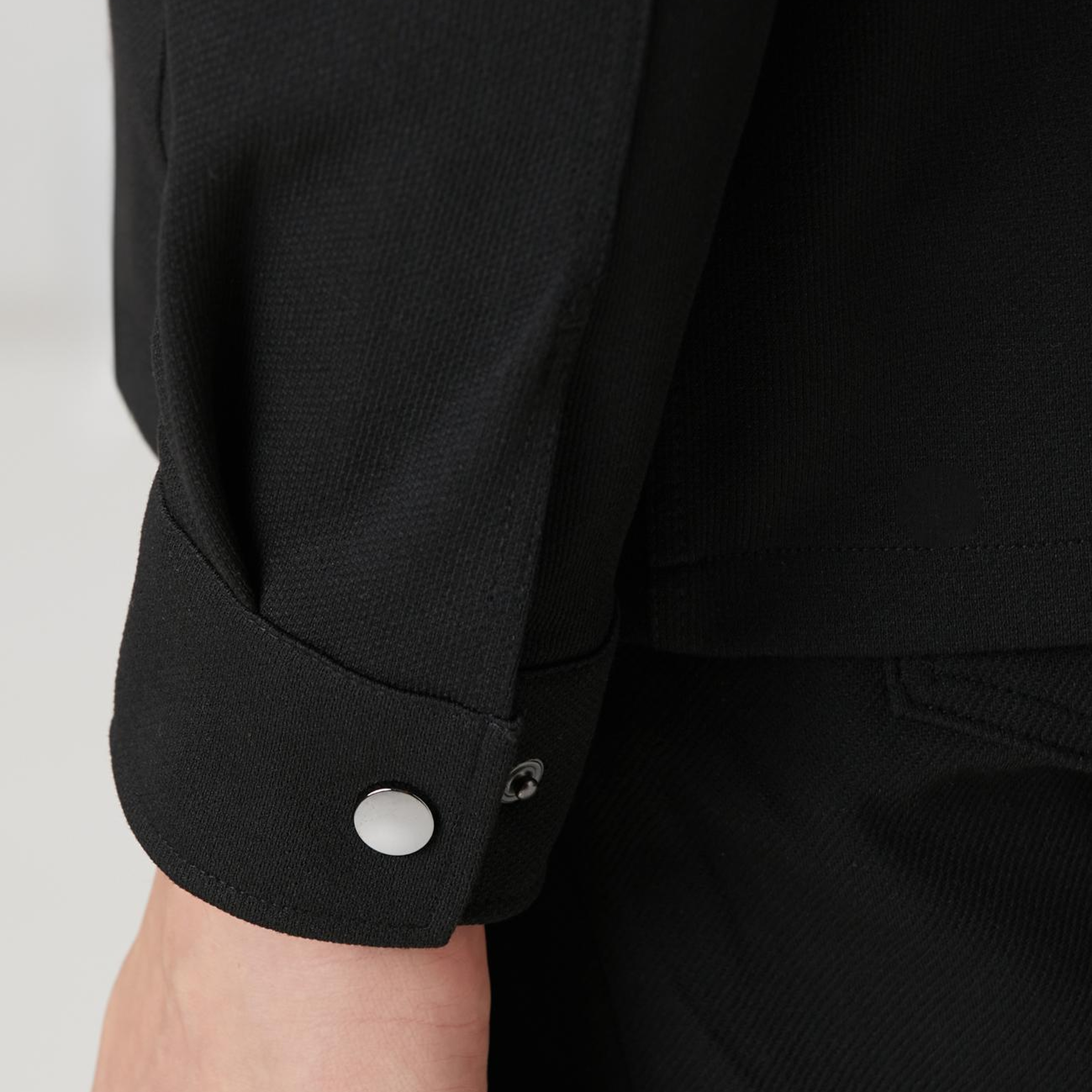 Network Erkek Siyah Diyagonal Dış Gömlek