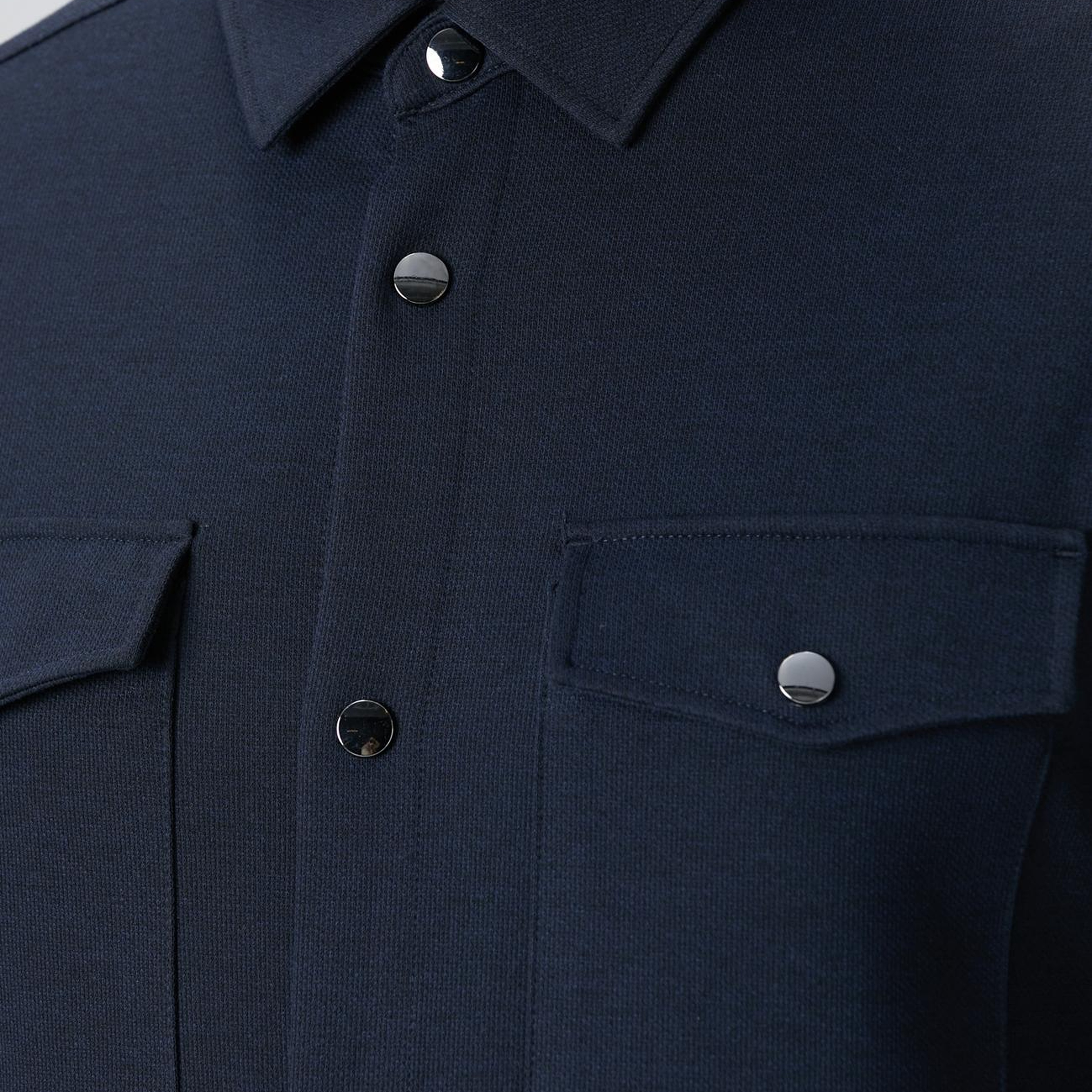 Network Erkek Lacivert Dış Gömlek