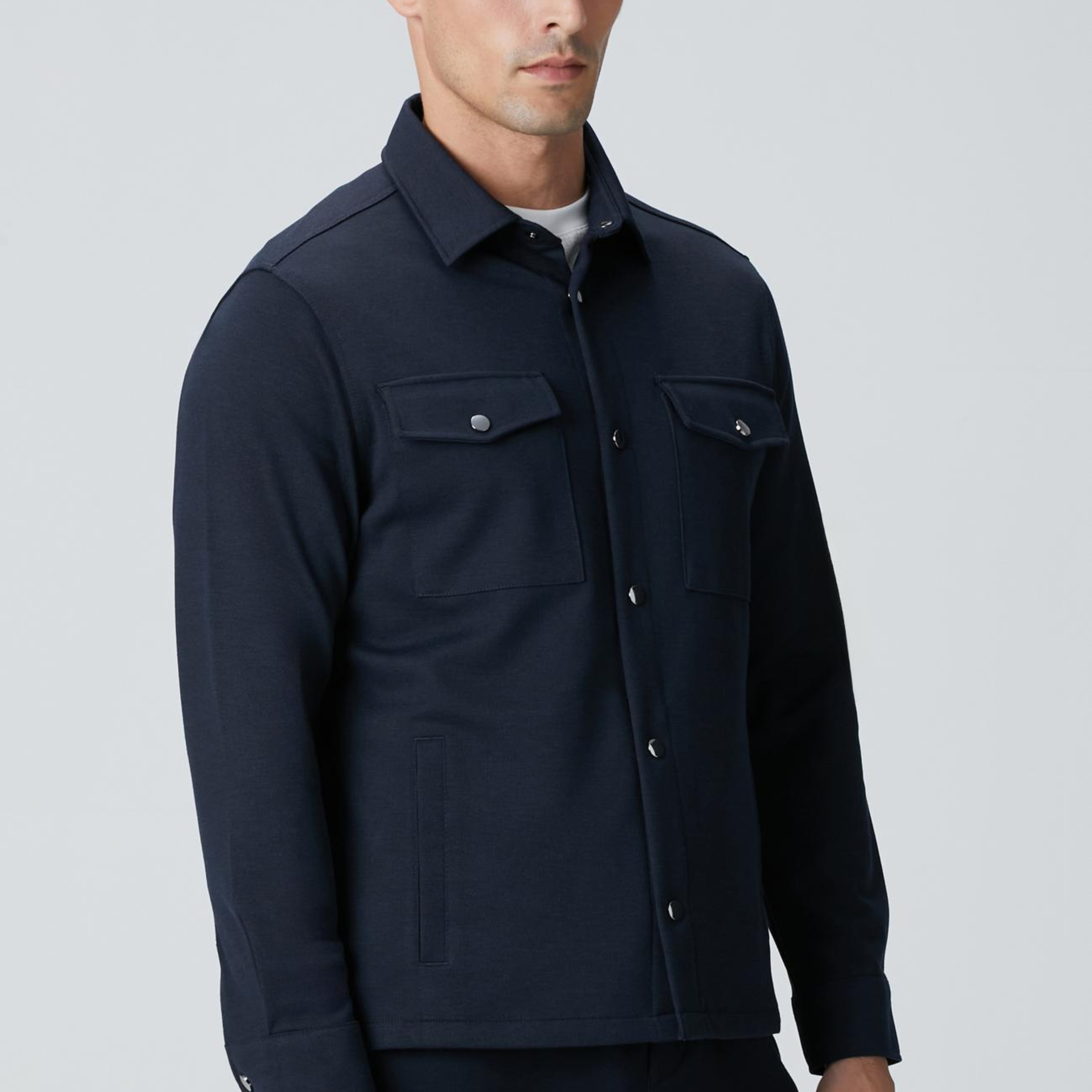 Network Erkek Lacivert Dış Gömlek