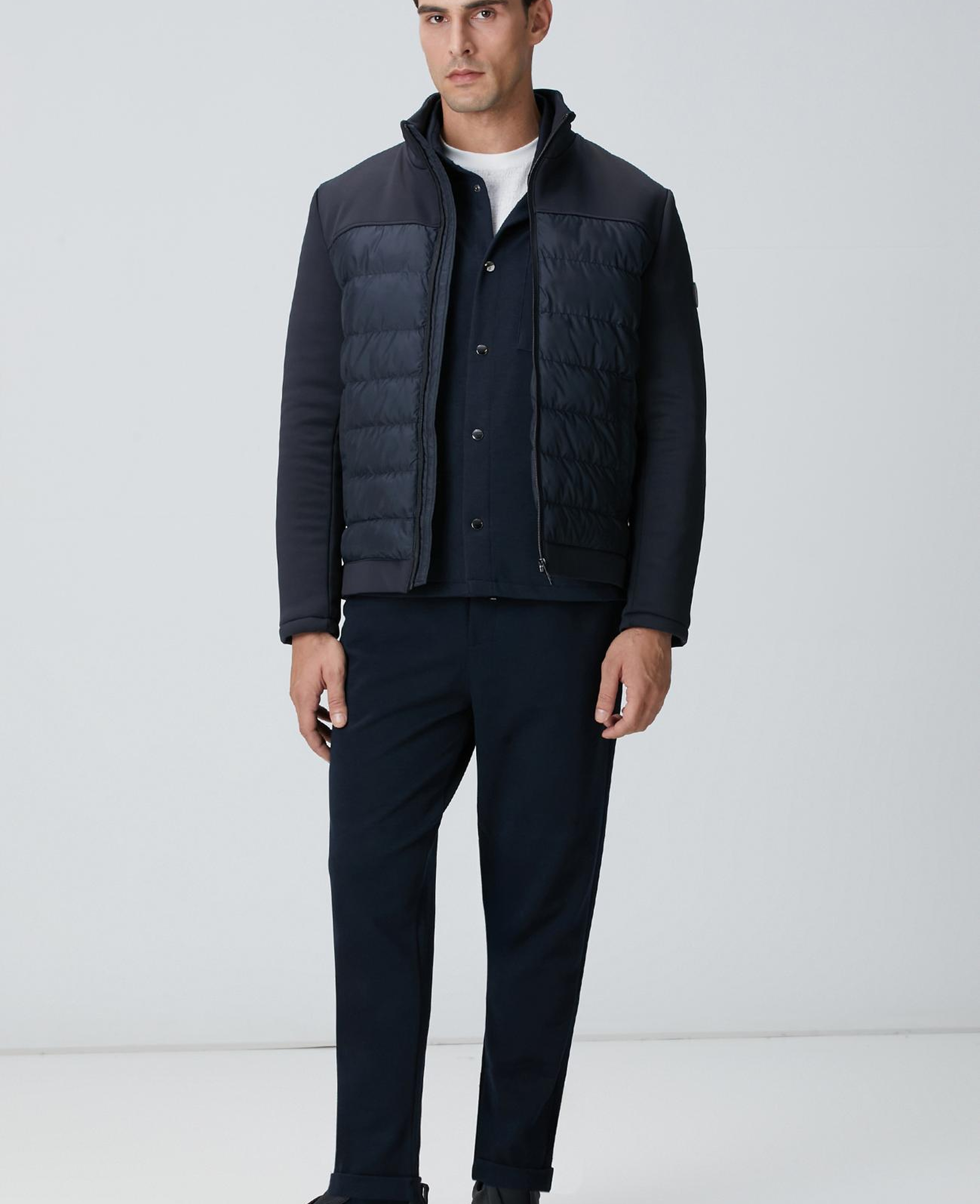 Network Erkek Lacivert Dış Gömlek