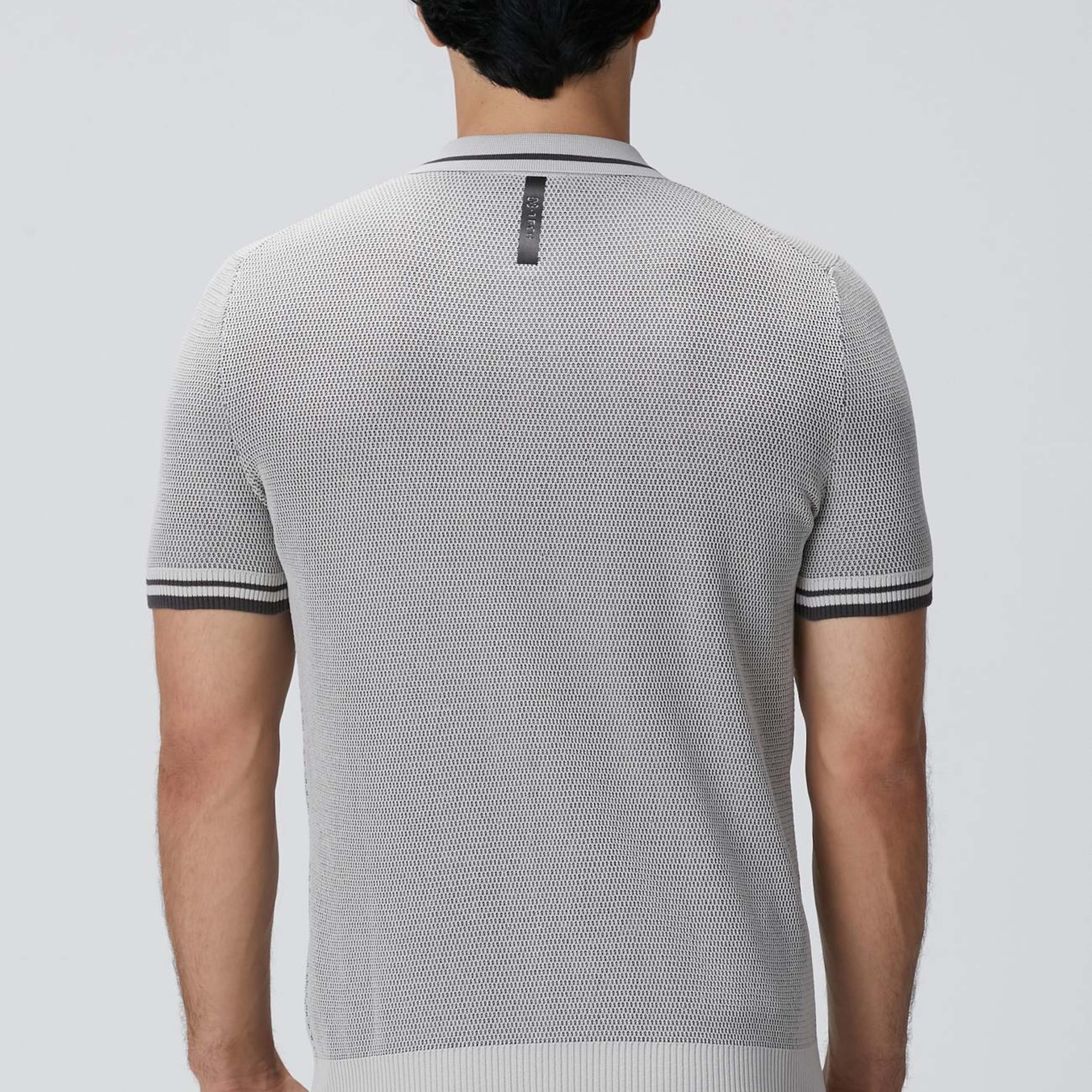 Network Erkek N-Tech Taş Polo Yaka Petek Desenli Triko Kazak