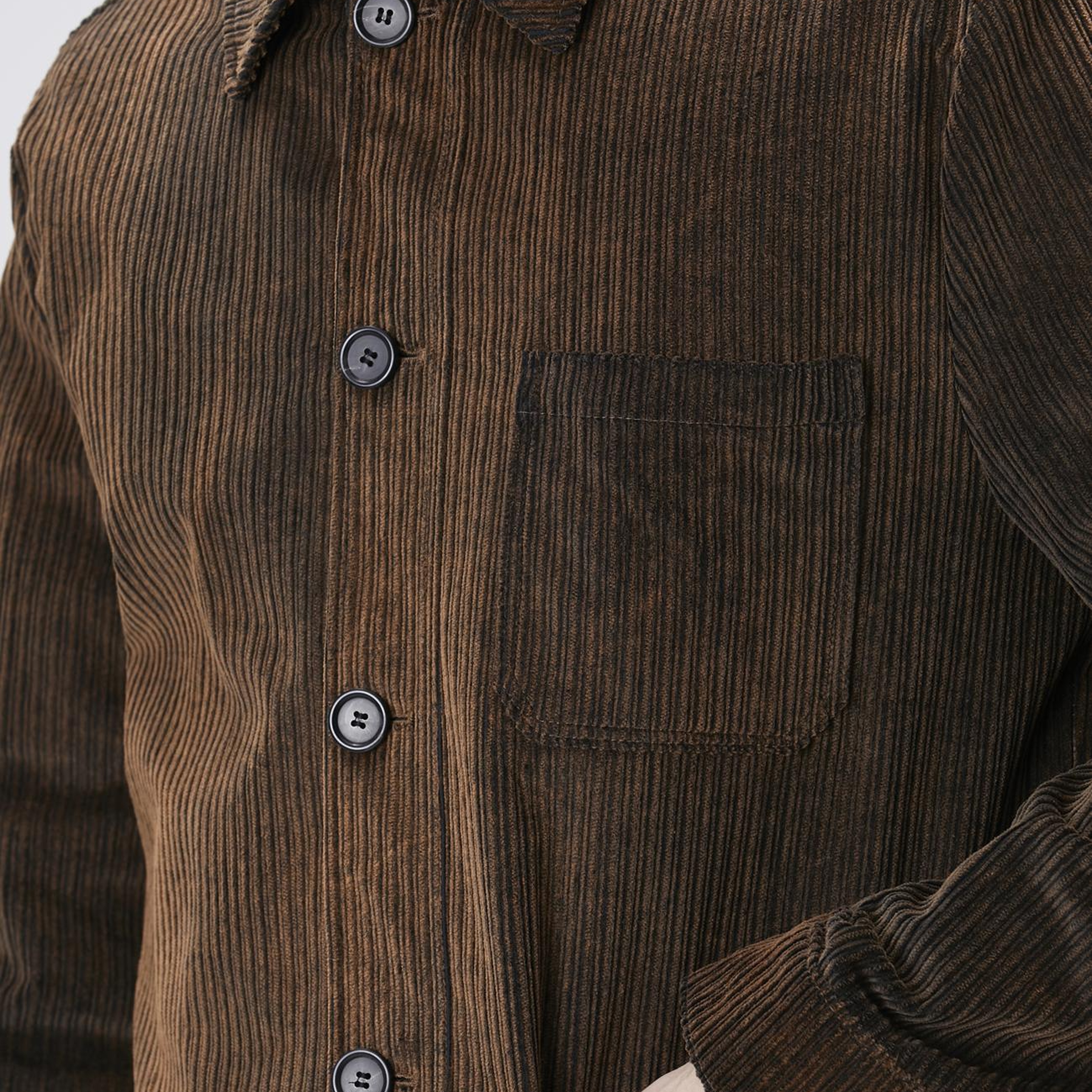 Network Erkek Kahverengi Fitilli Kadife Coat Ceket