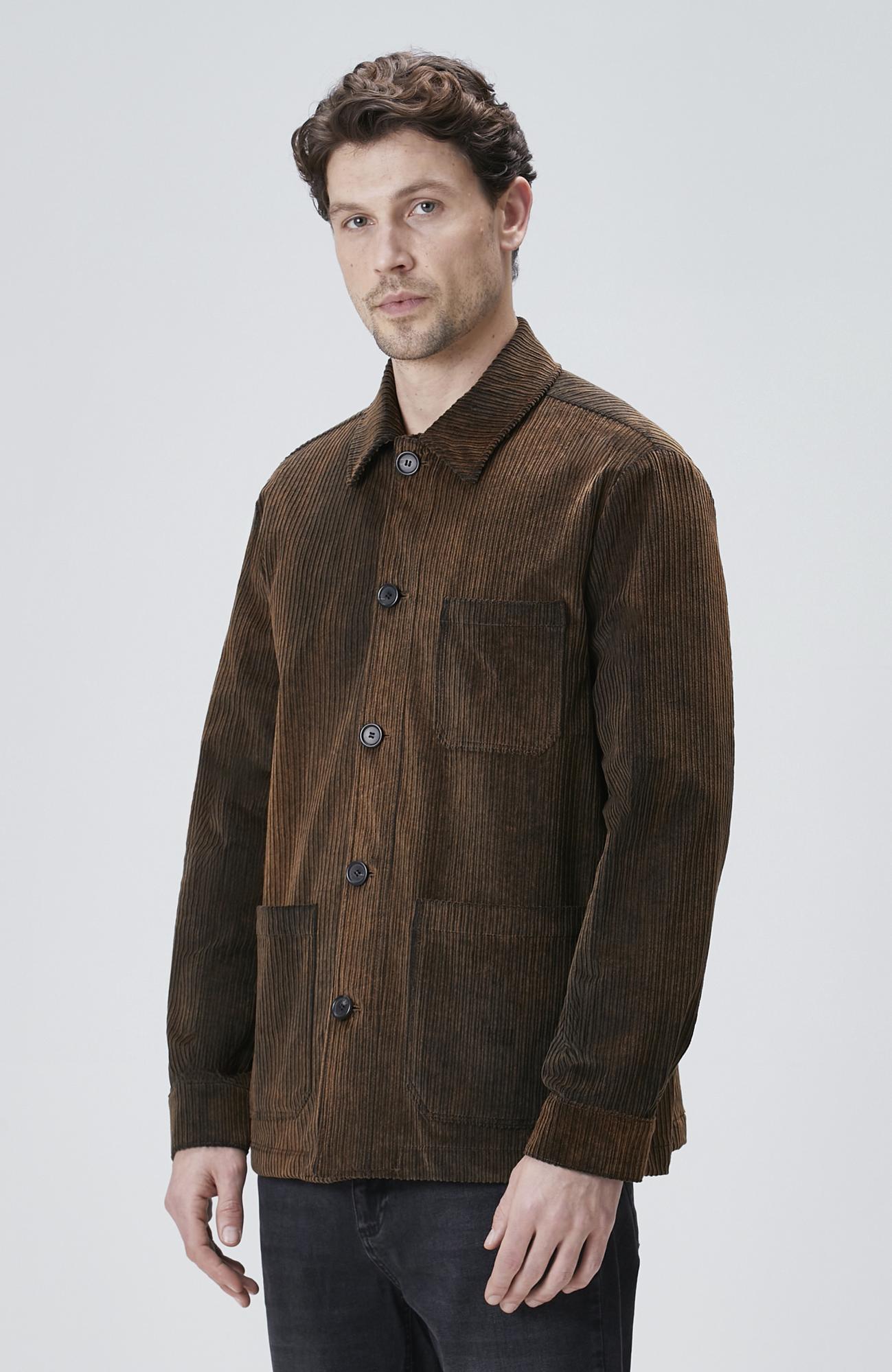 Network Erkek Kahverengi Fitilli Kadife Coat Ceket