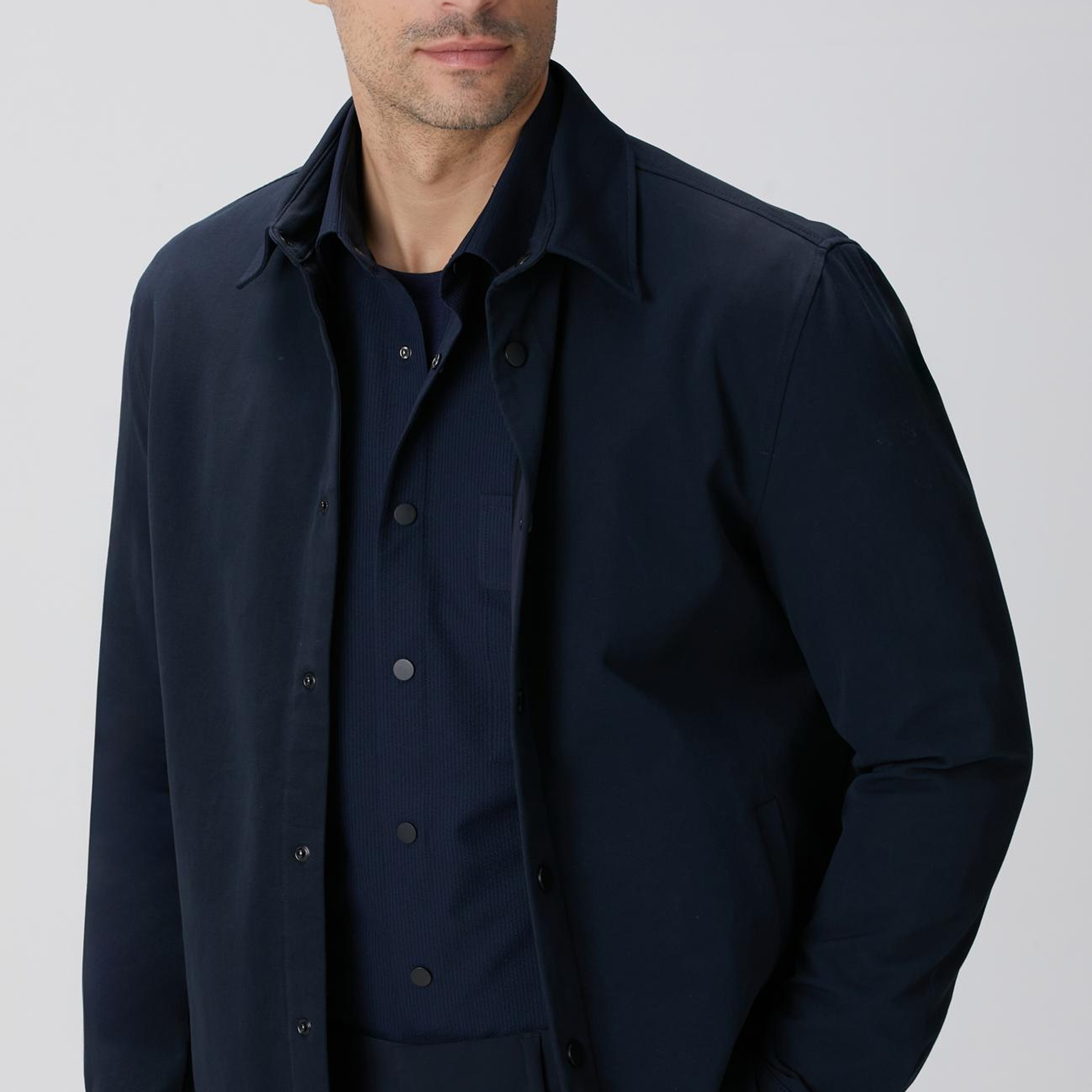 Network Erkek N-Tech Lacivert Dış Gömlek