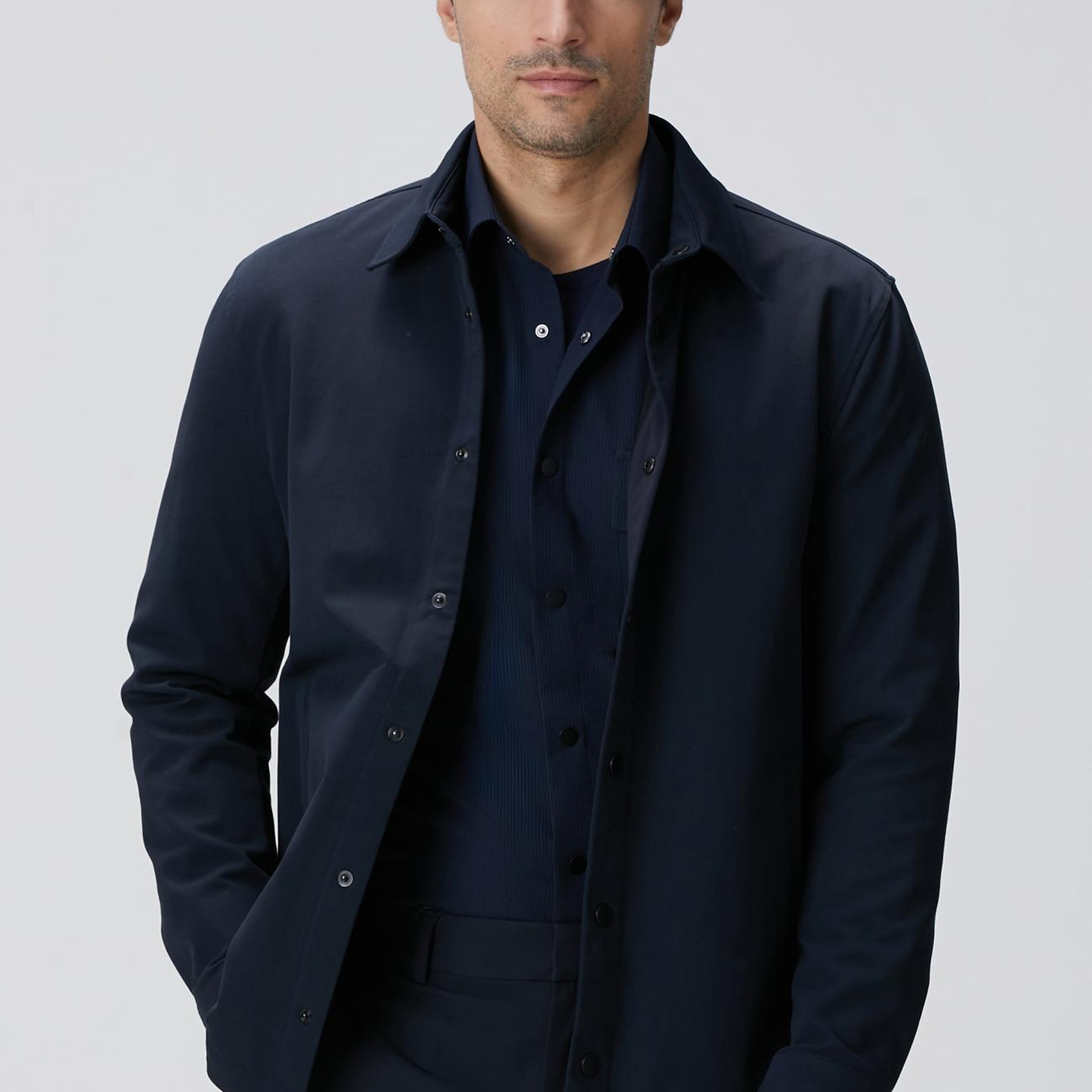 Network Erkek N-Tech Lacivert Dış Gömlek