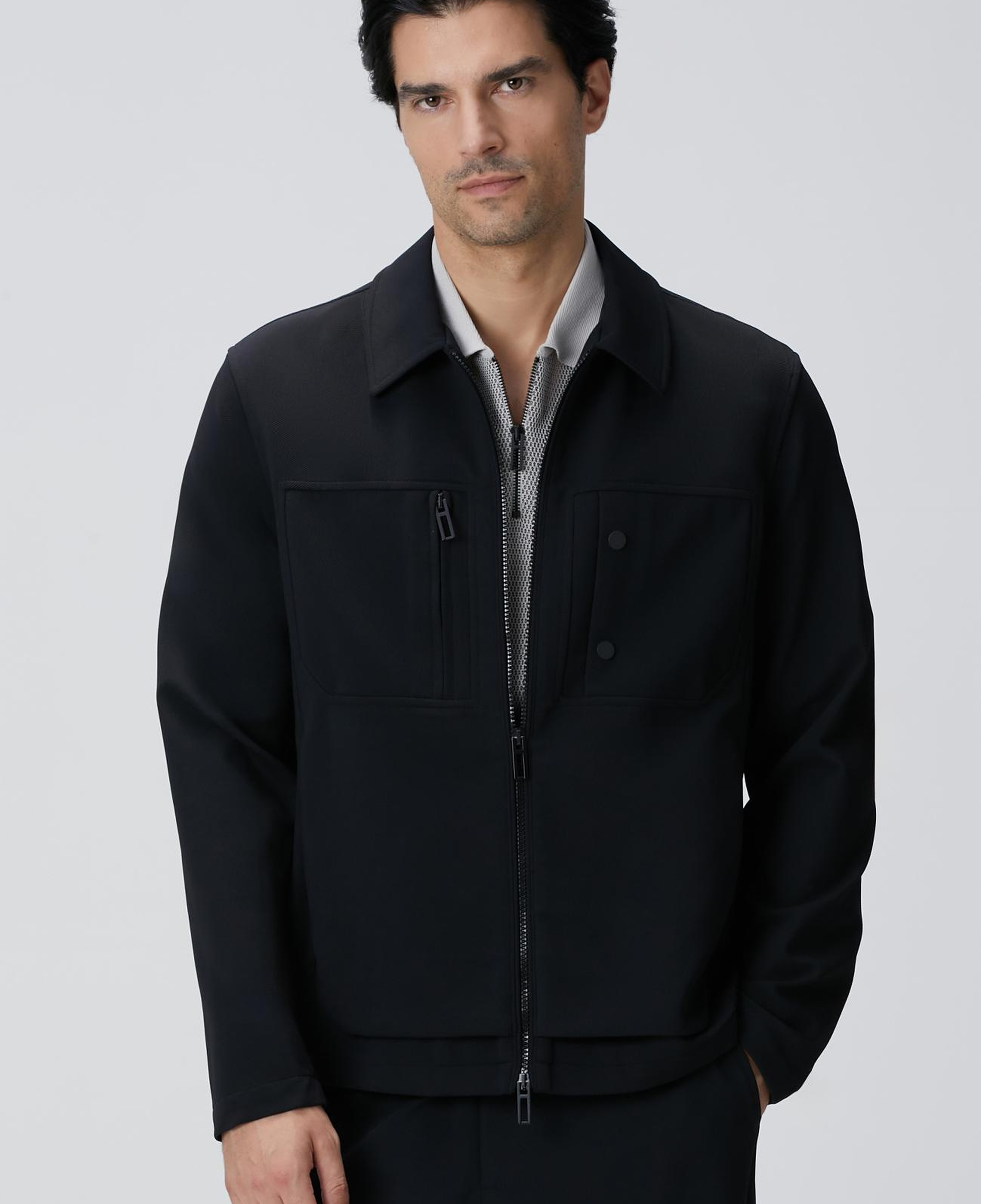 Network Erkek N-Tech Siyah Dış Gömlek