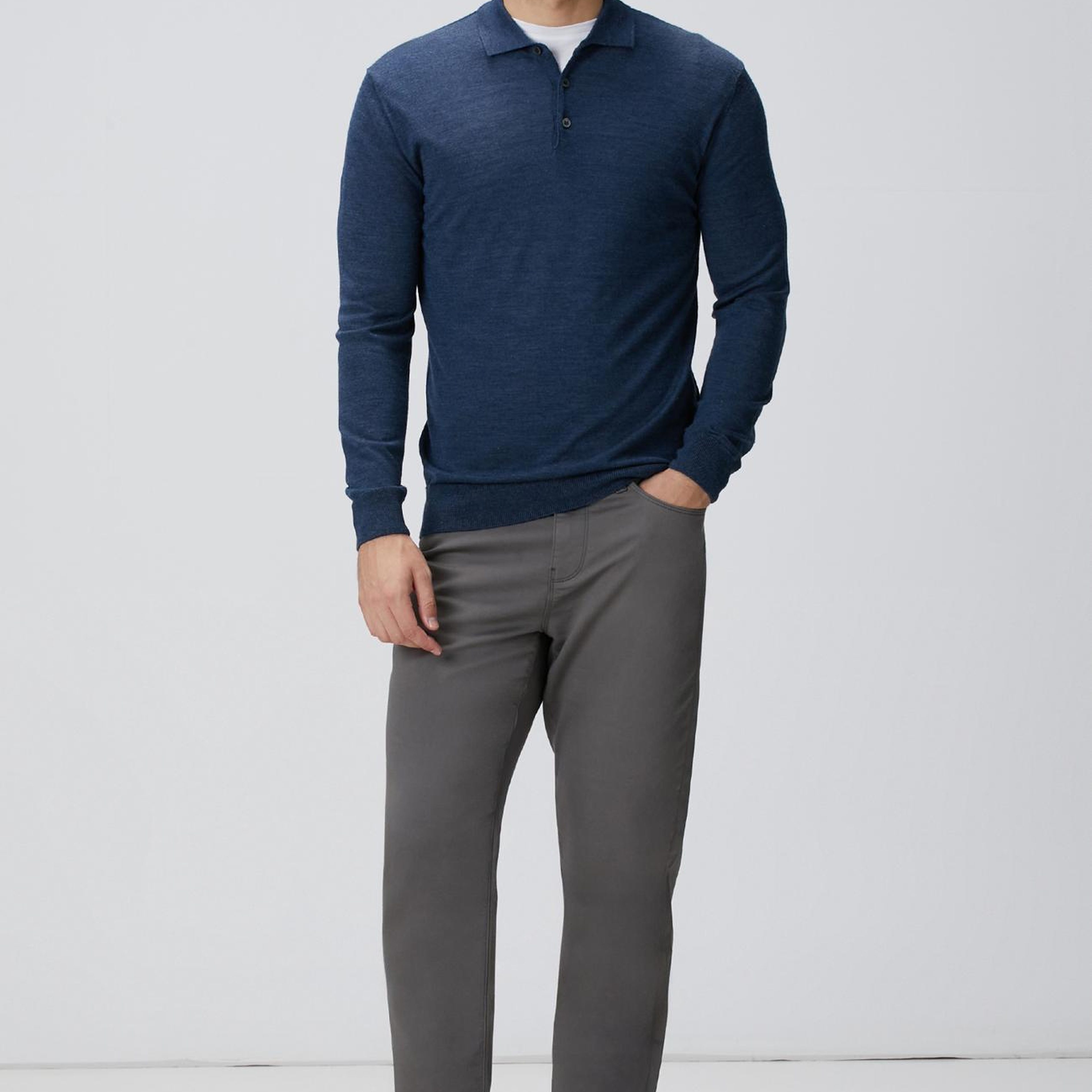 Network Erkek Limited Antrasit Yün Karışımlı Triko Kazak