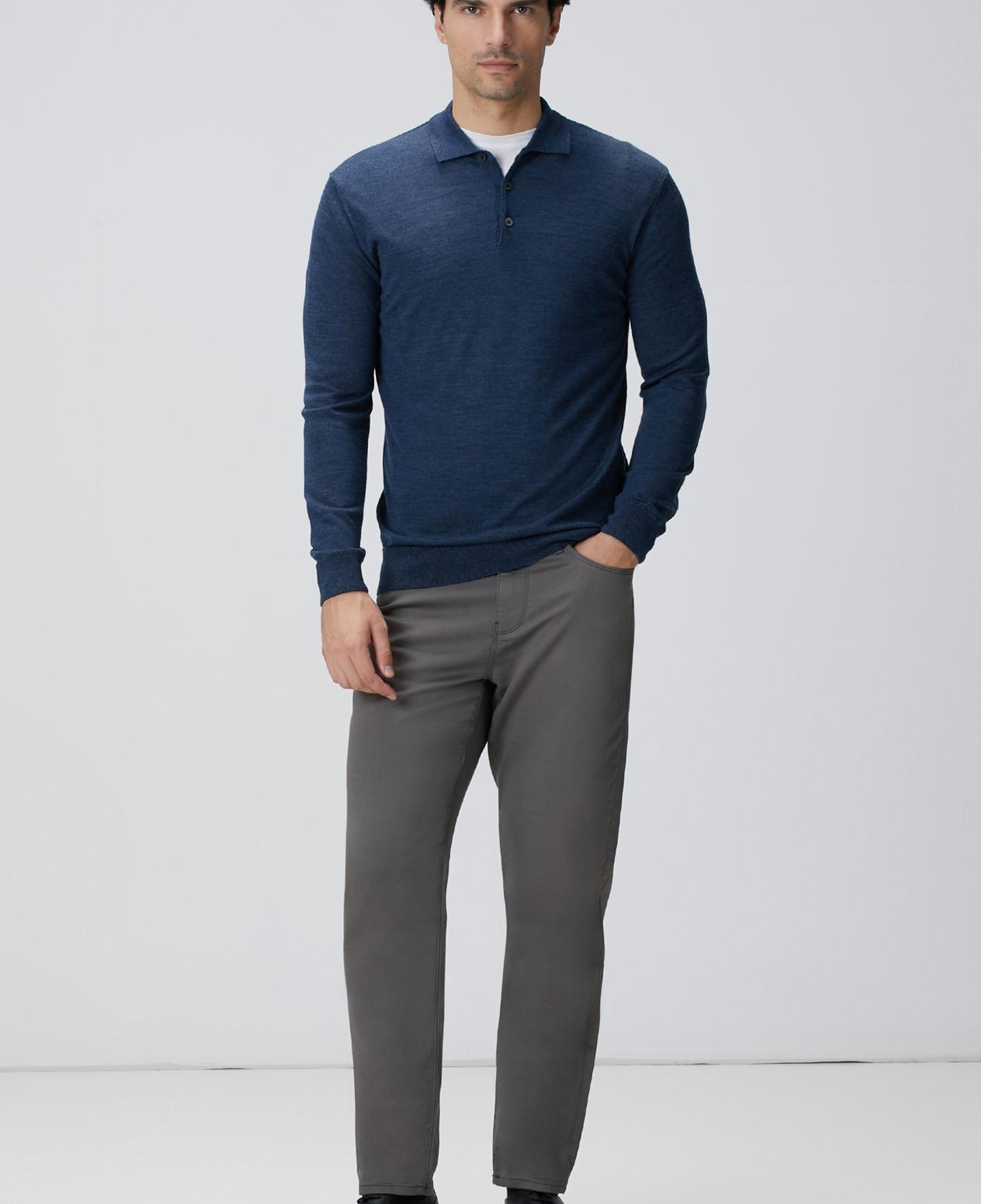 Network Erkek Limited Antrasit Yün Karışımlı Triko Kazak