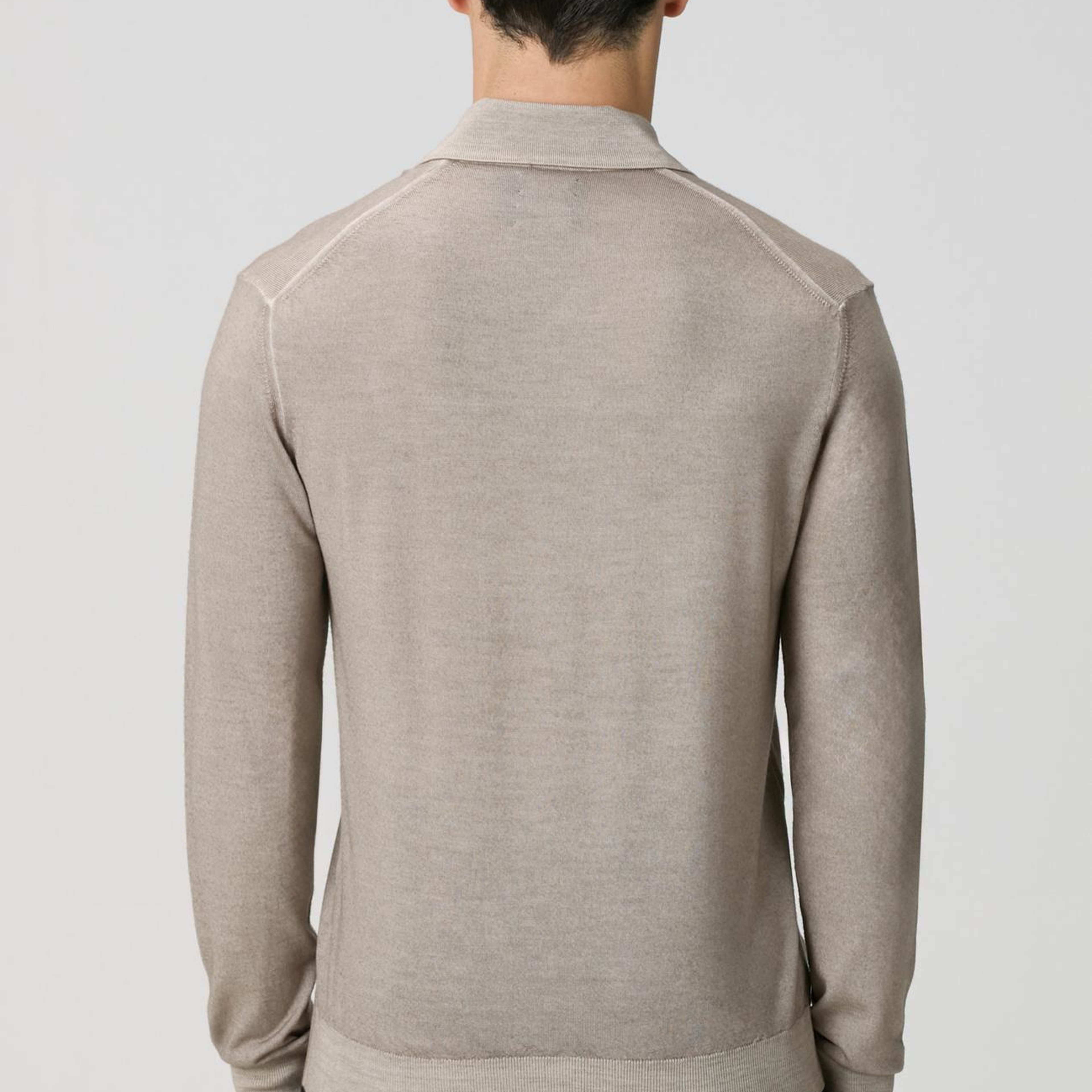 Network Erkek Limited Bej Melanj Yün Triko Kazak