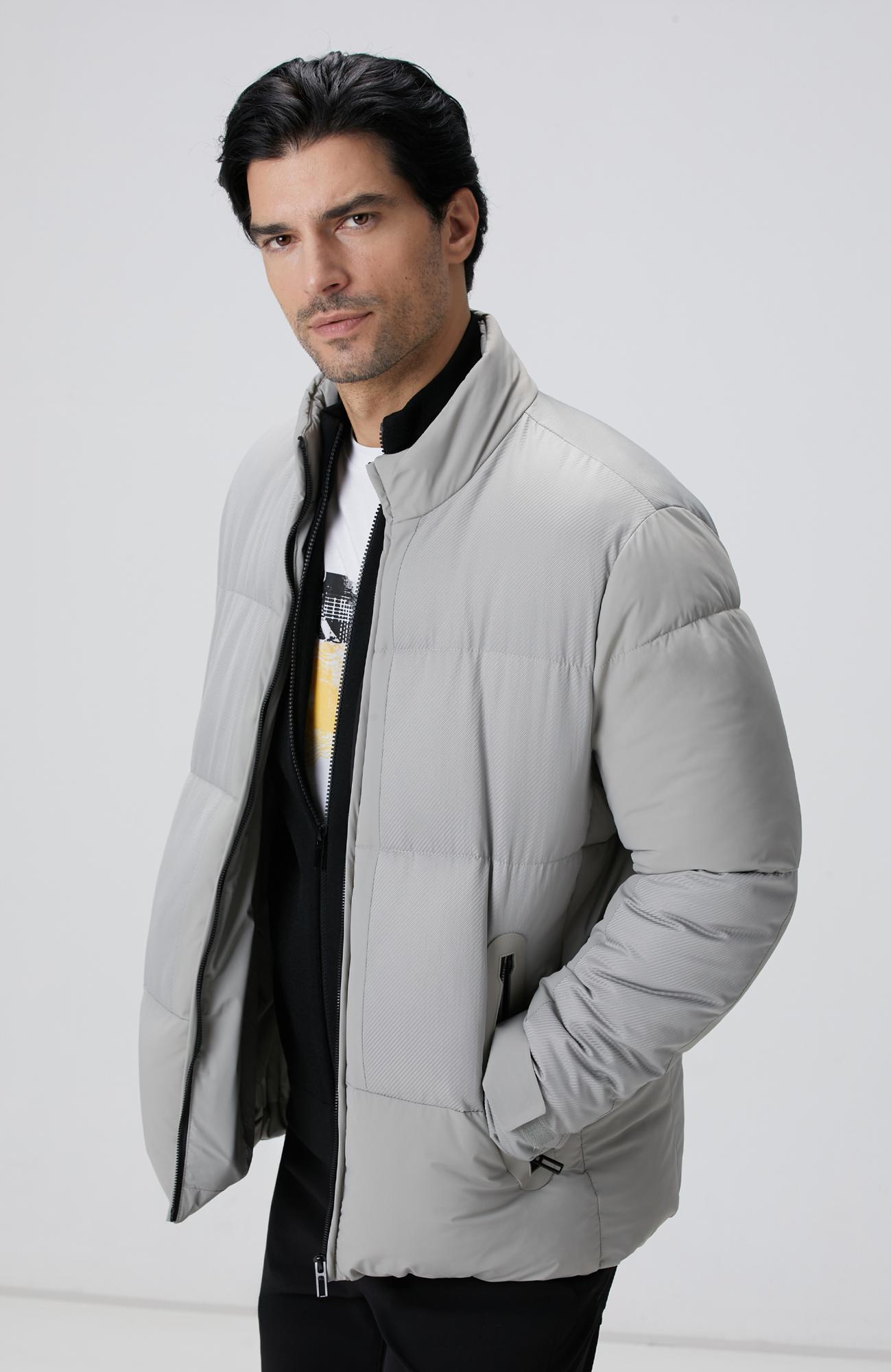 Network Erkek N-Tech Taş Dik Yaka Puffer Mont