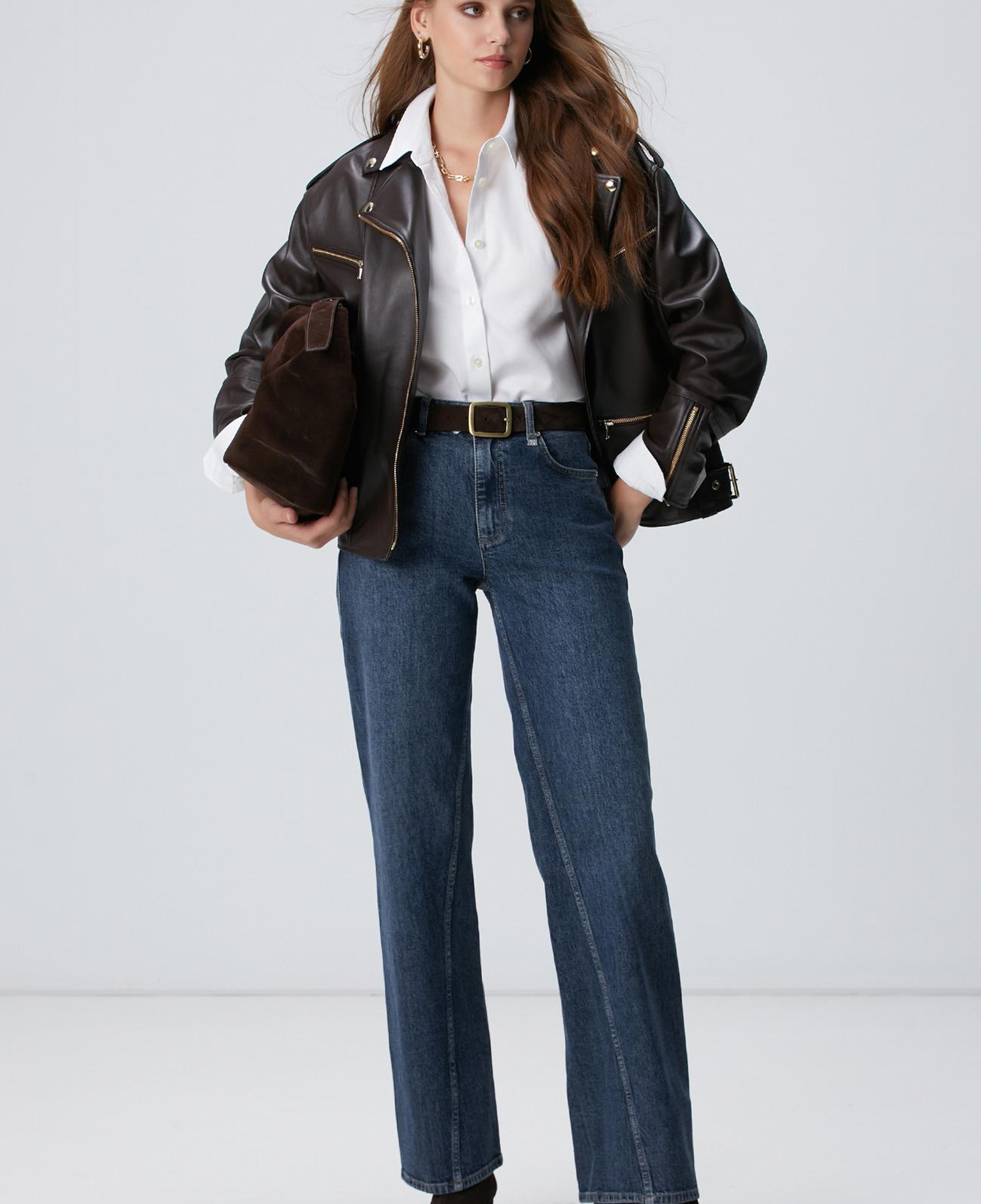 Network Kadın Non-Iron Beyaz Gömlek