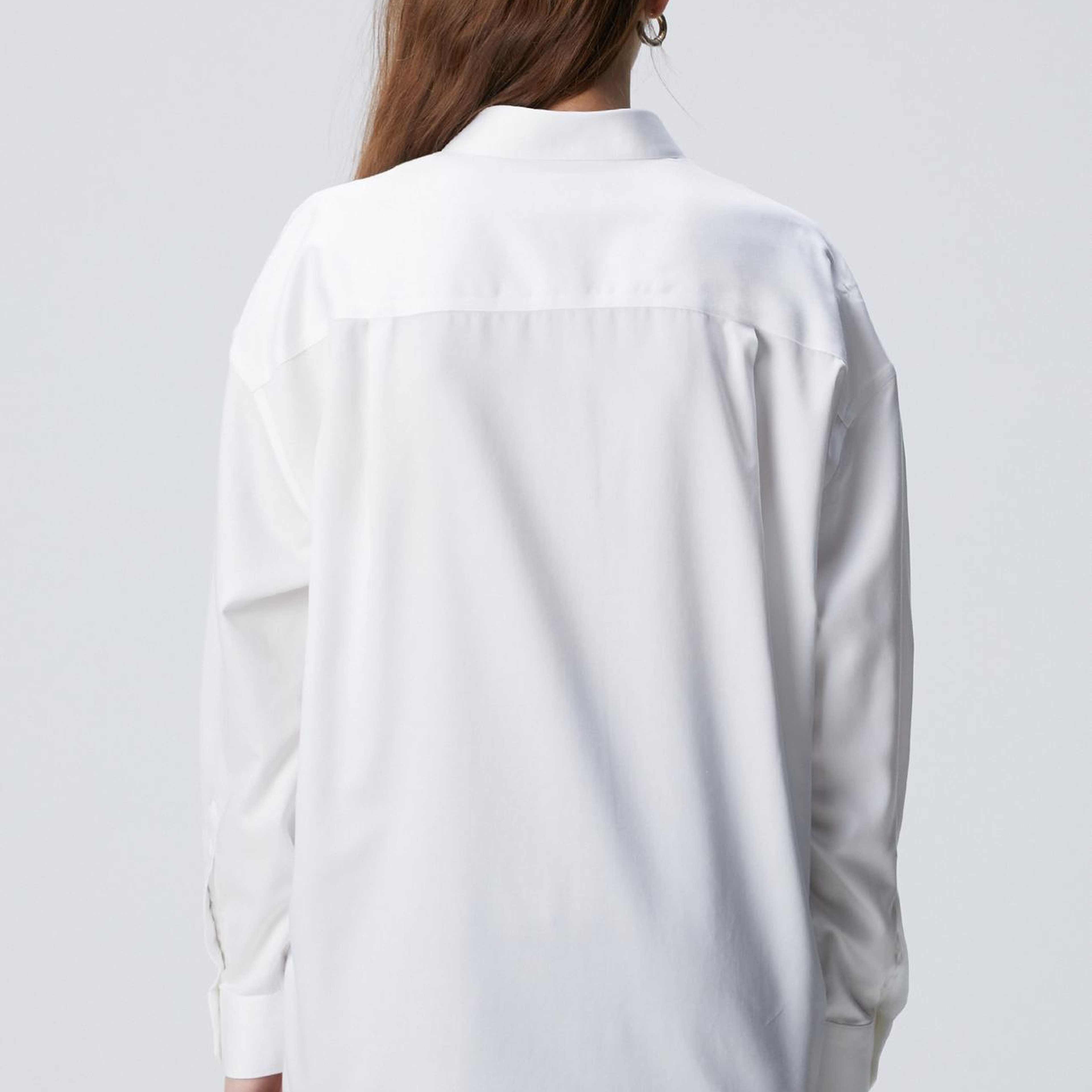 Network Kadın Non-Iron Beyaz Gömlek