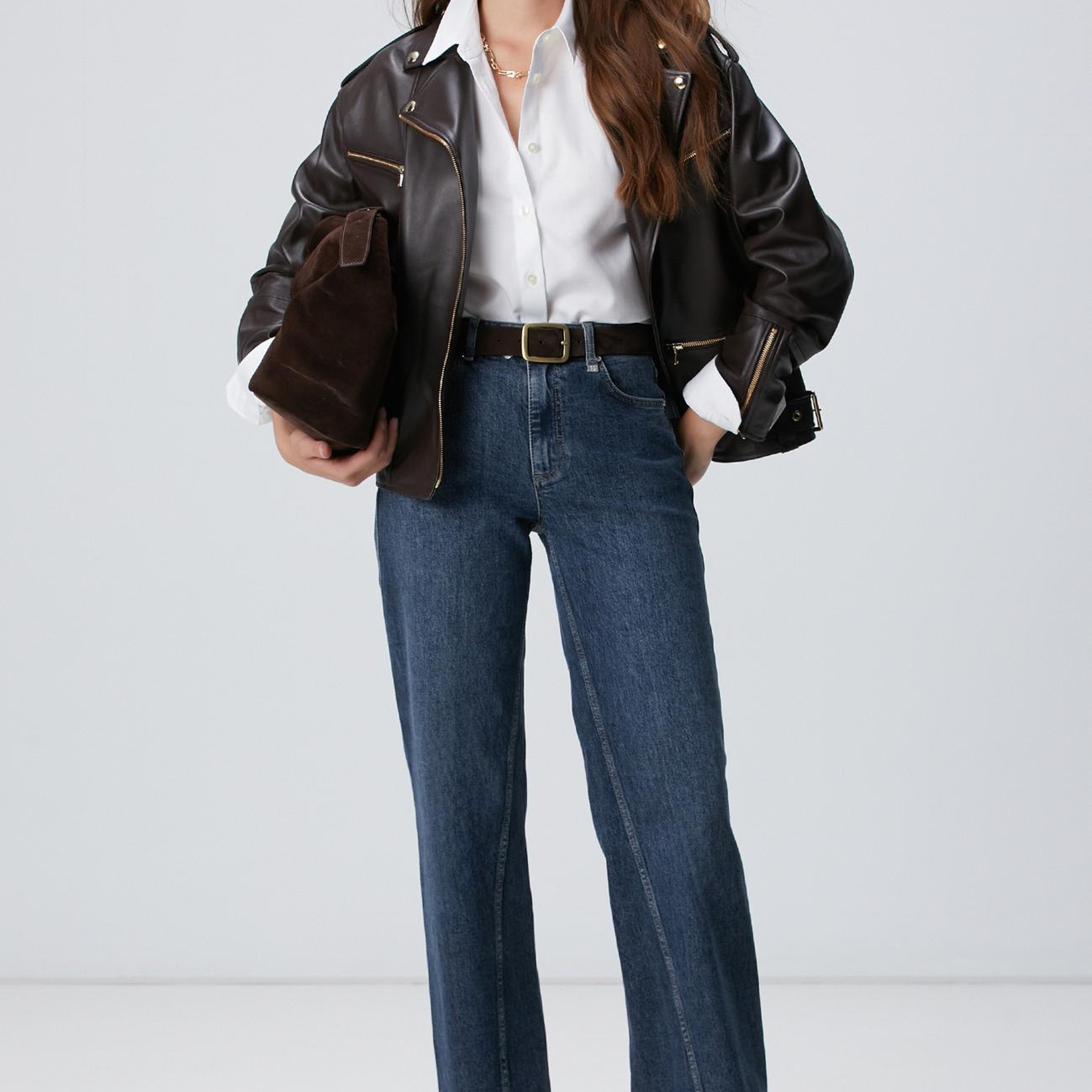 Network Kadın Non-Iron Beyaz Gömlek