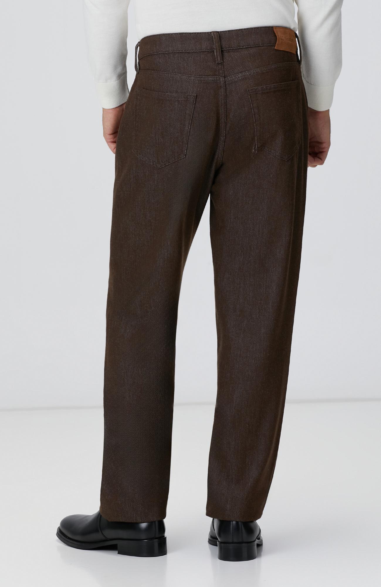 Network Erkek Kahverengi Denim Pantolon