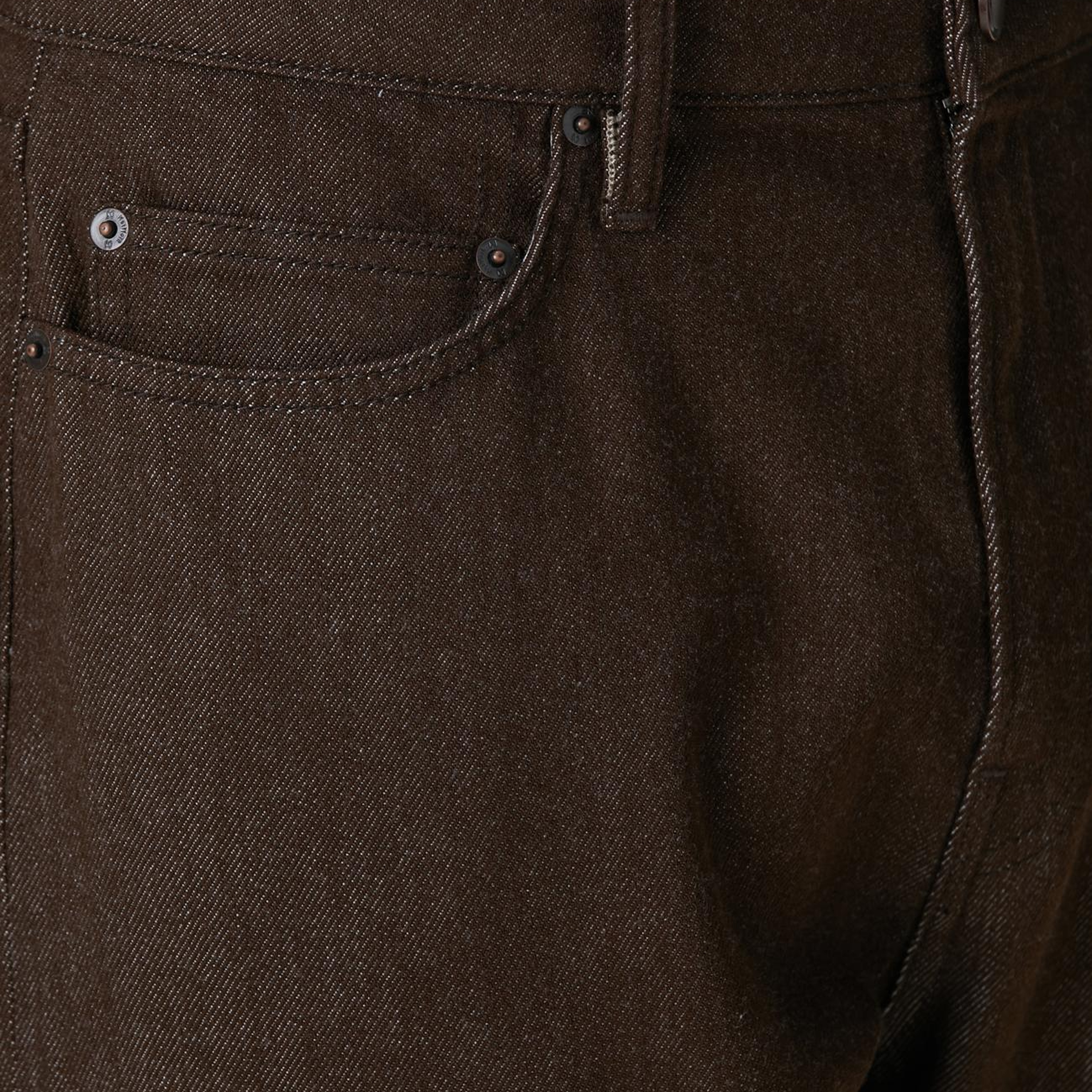 Network Erkek Kahverengi Denim Pantolon